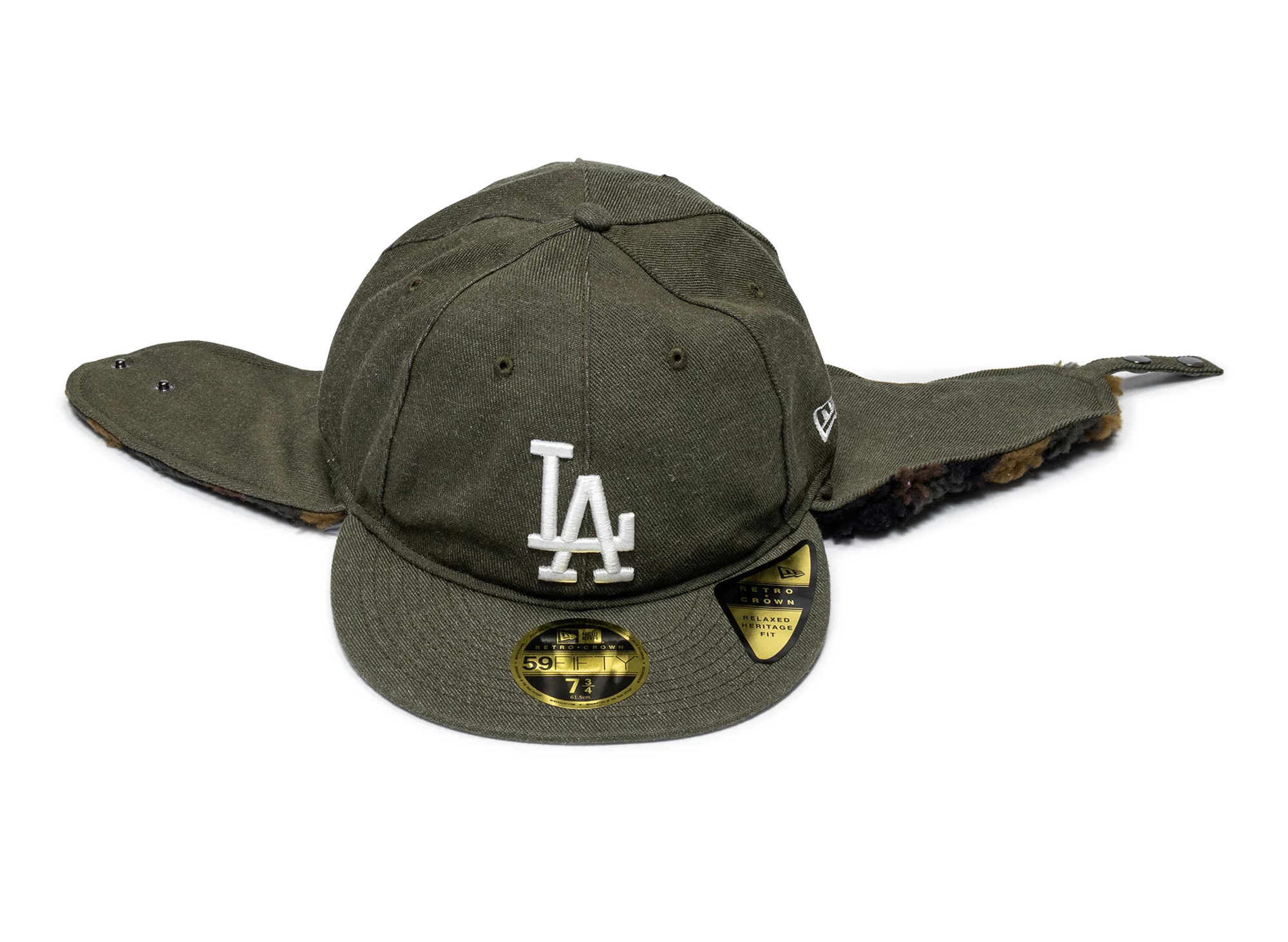 New Era Camo Dog Ear Los Angeles Dodgers Fitted Hat - Image 2