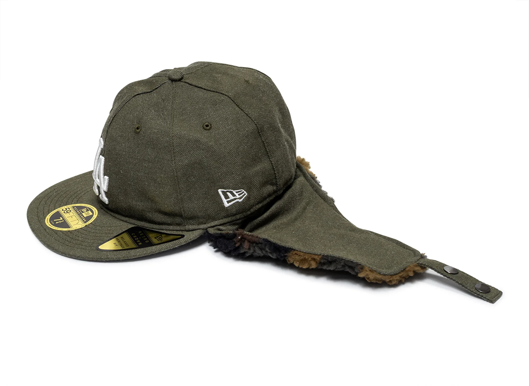 New Era Camo Dog Ear Los Angeles Dodgers Fitted Hat - Image 3