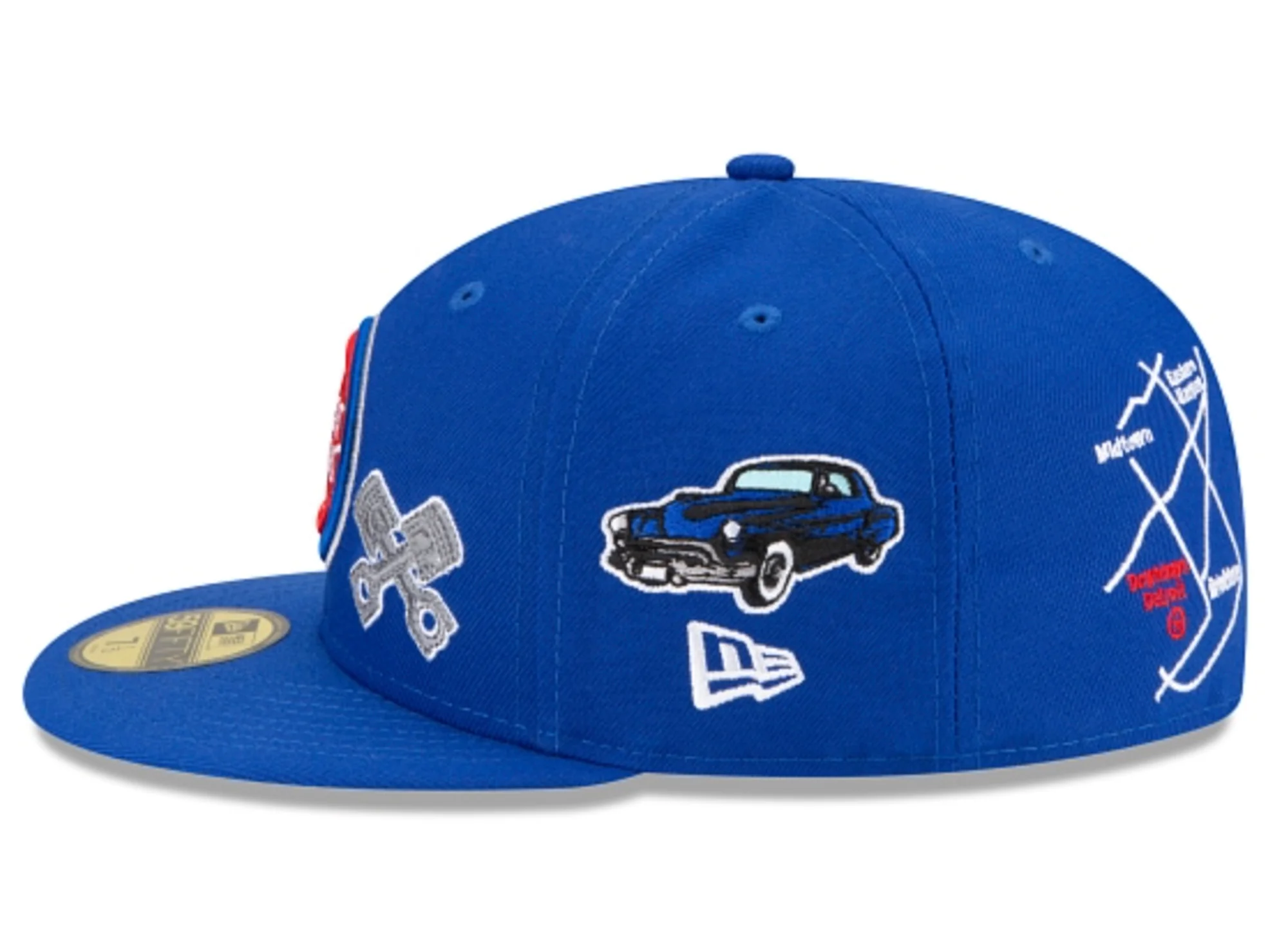 New Era Detroit Pistons 59FIFTY Fitted Hat - Image 2