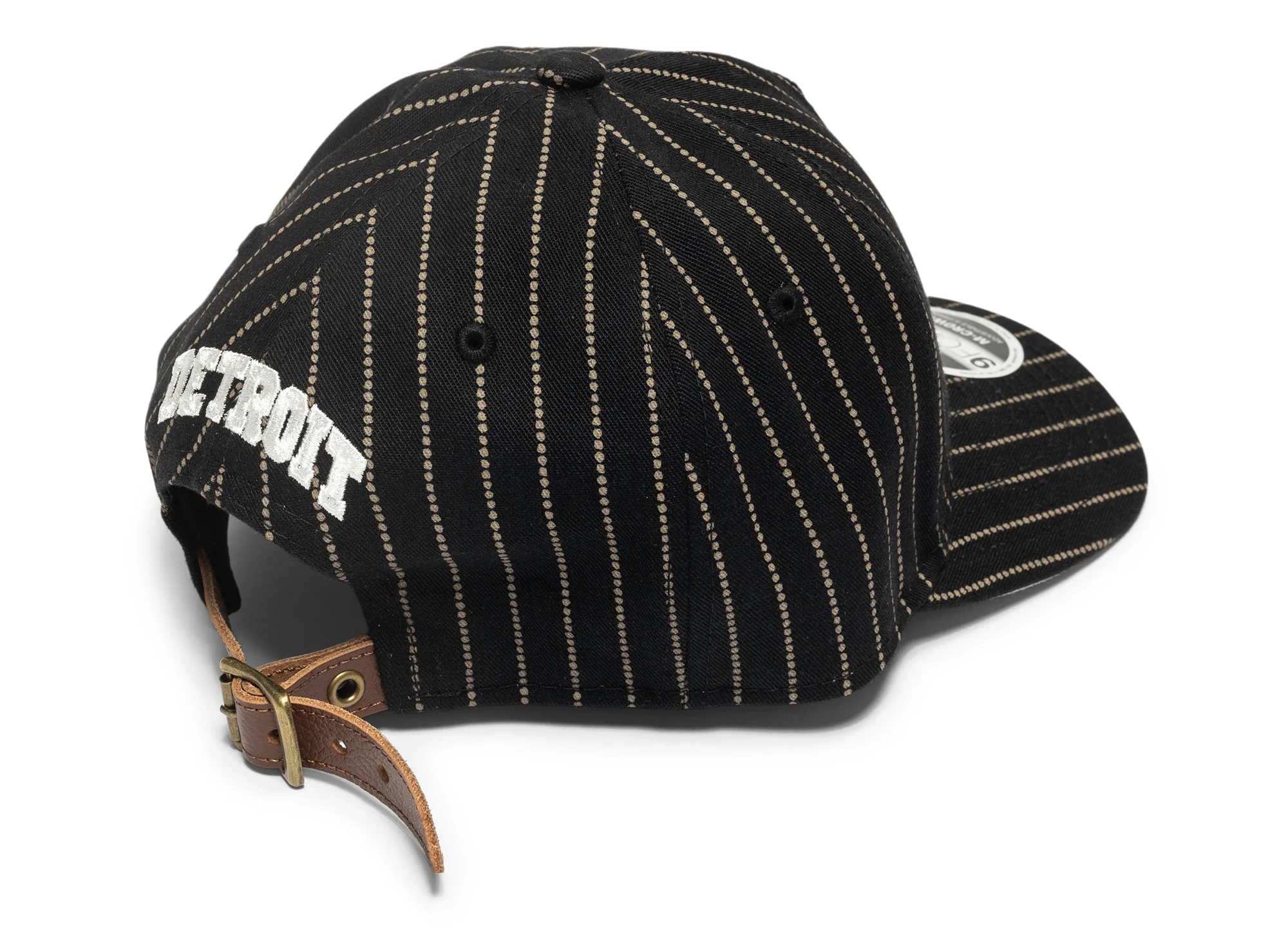 New Era Dotted Pinstripe Detroit Tigers Strapback Hat - Image 2
