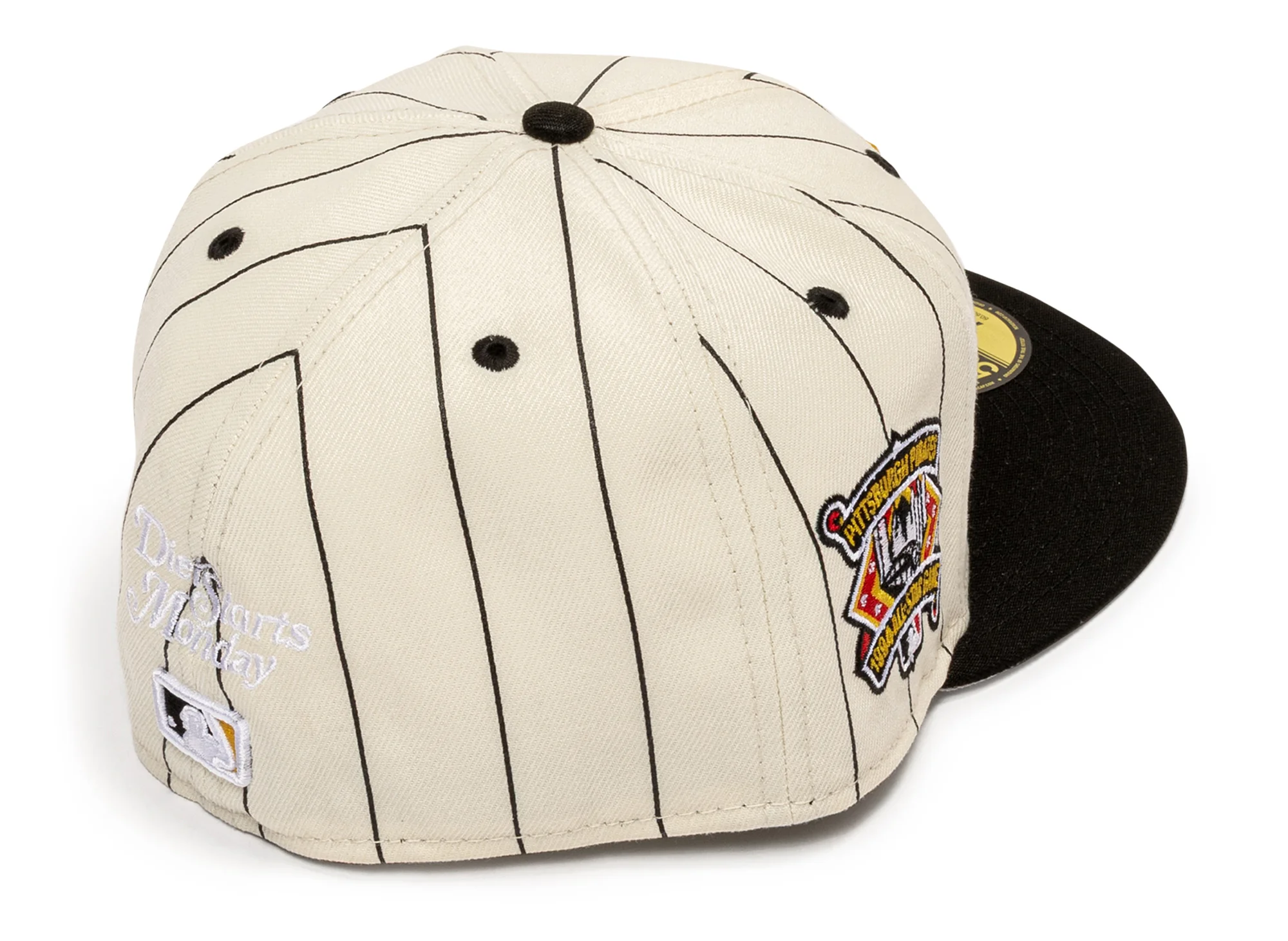 New Era Diet Start Monday 5950 Pinstripe Pittsburgh Pirates Fitted Hat - Image 3