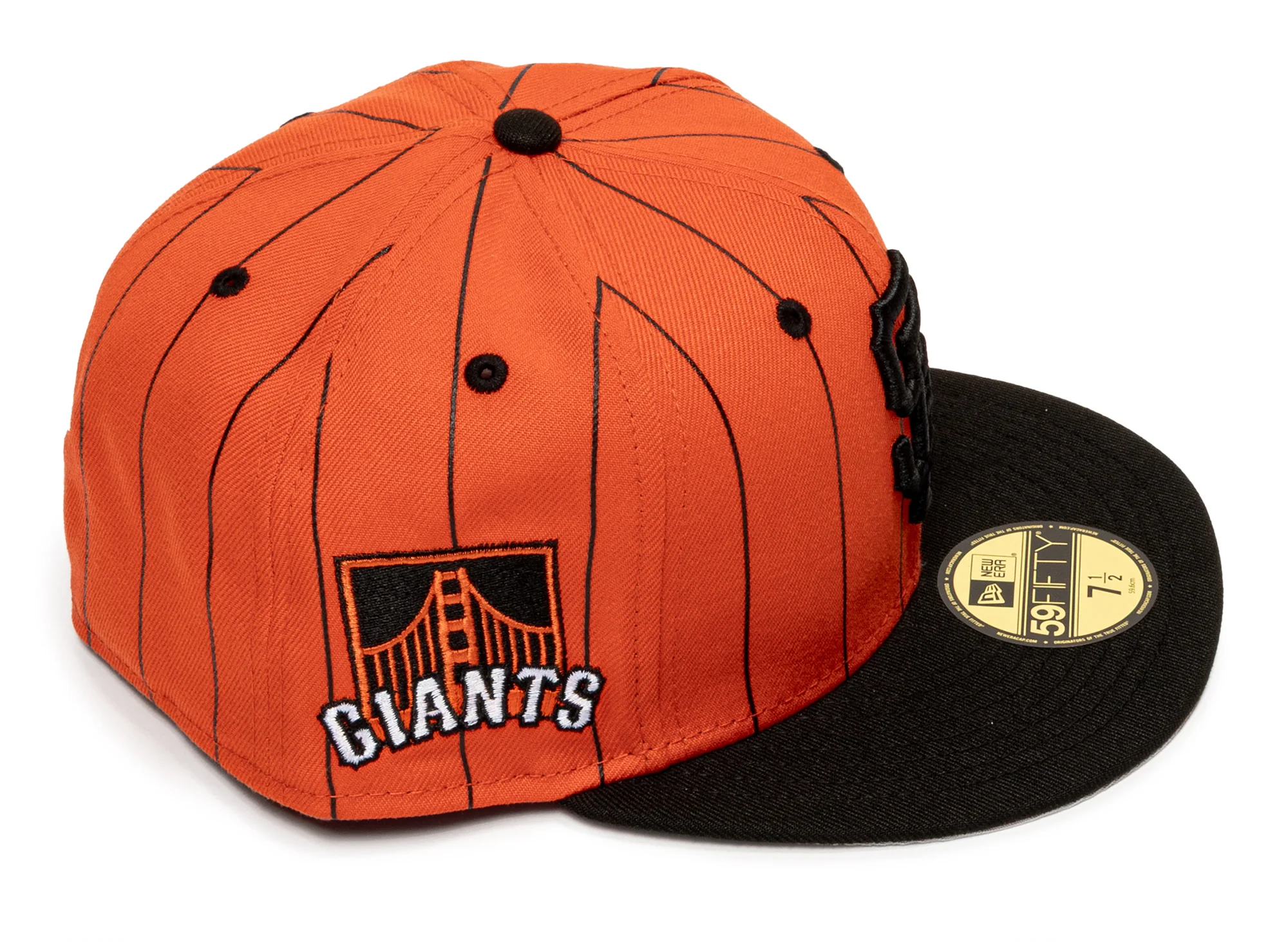New Era Diet Start Monday 5950 Pinstripe San Francisco Giants Fitted Hat - Image 2
