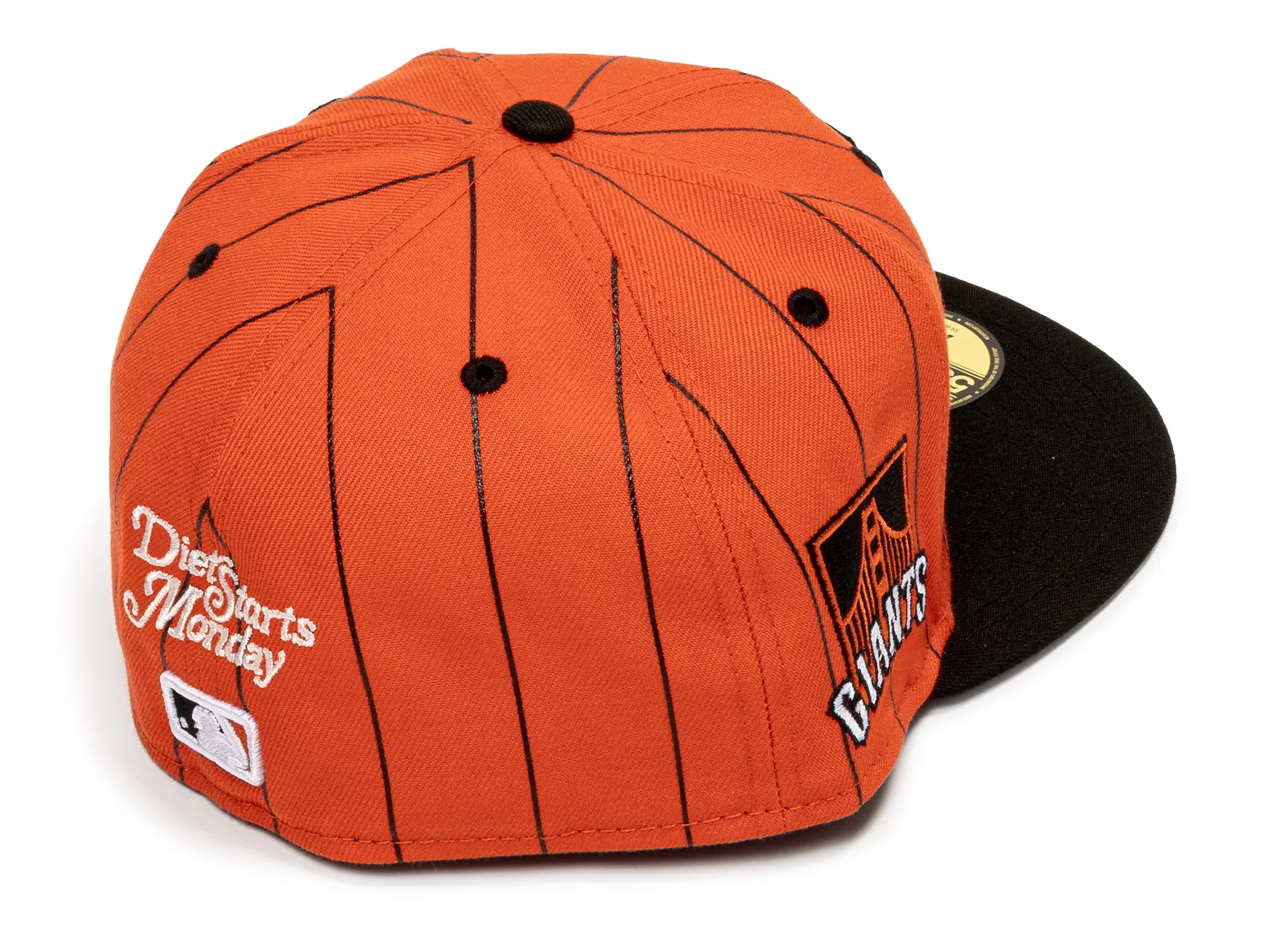 New Era Diet Start Monday 5950 Pinstripe San Francisco Giants Fitted Hat - Image 3
