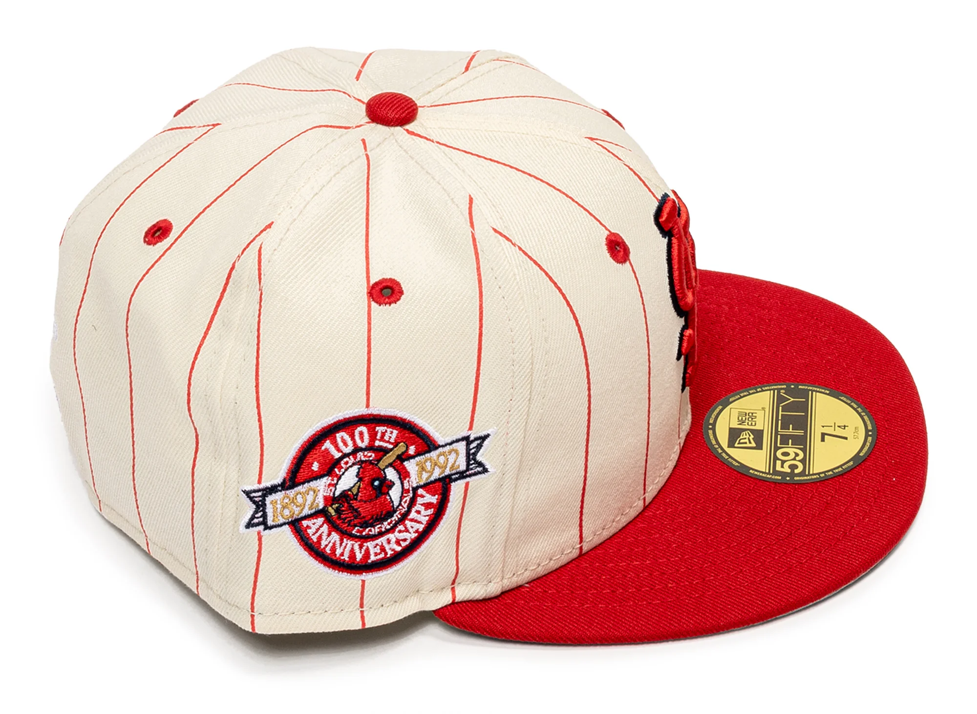 New Era Diet Start Monday 5950 Pinstripe St. Louis Cardinals Fitted Hat - Image 2