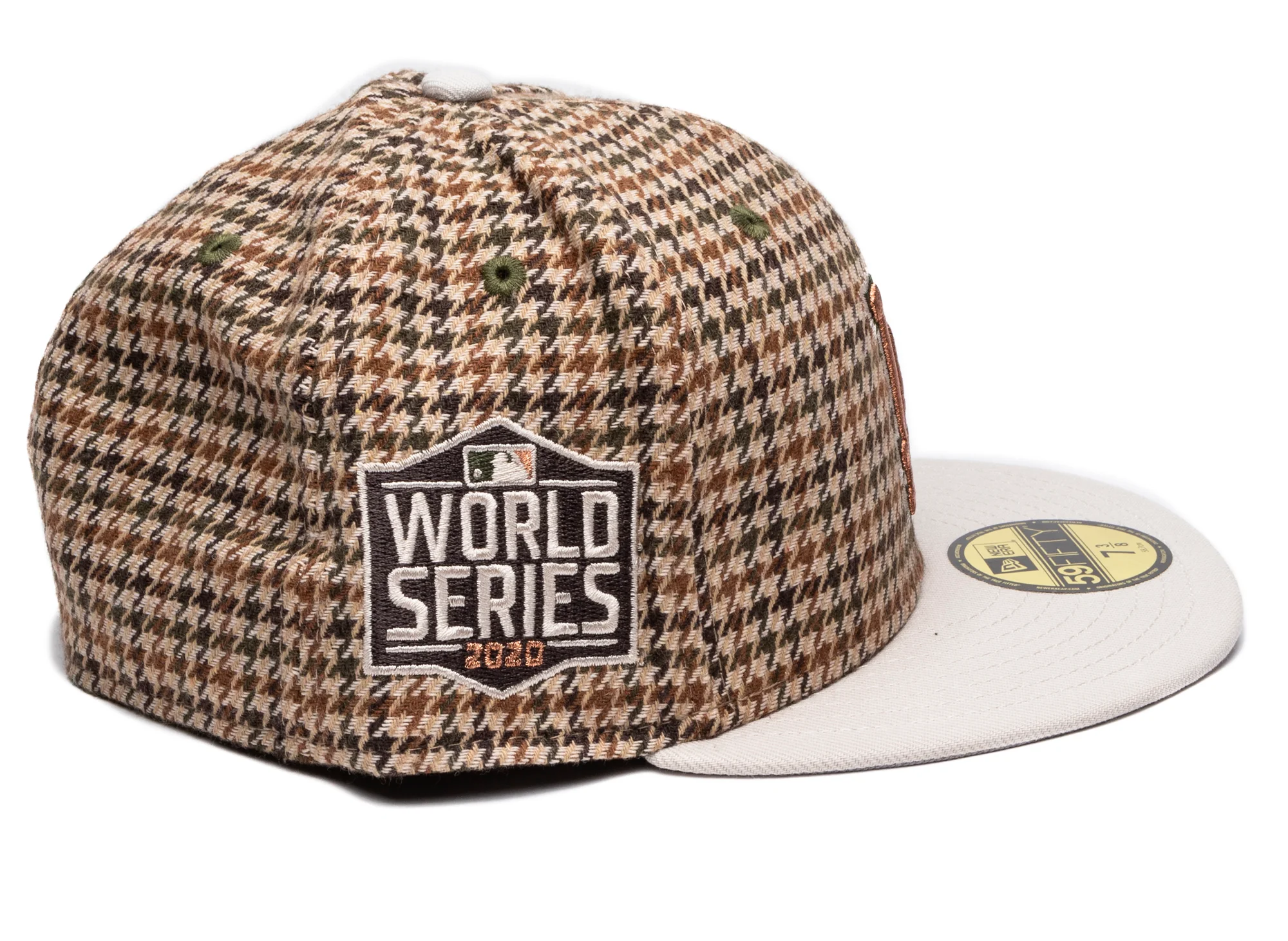 New Era Houndstooth Los Angeles Dodgers Fitted Hat - Image 2