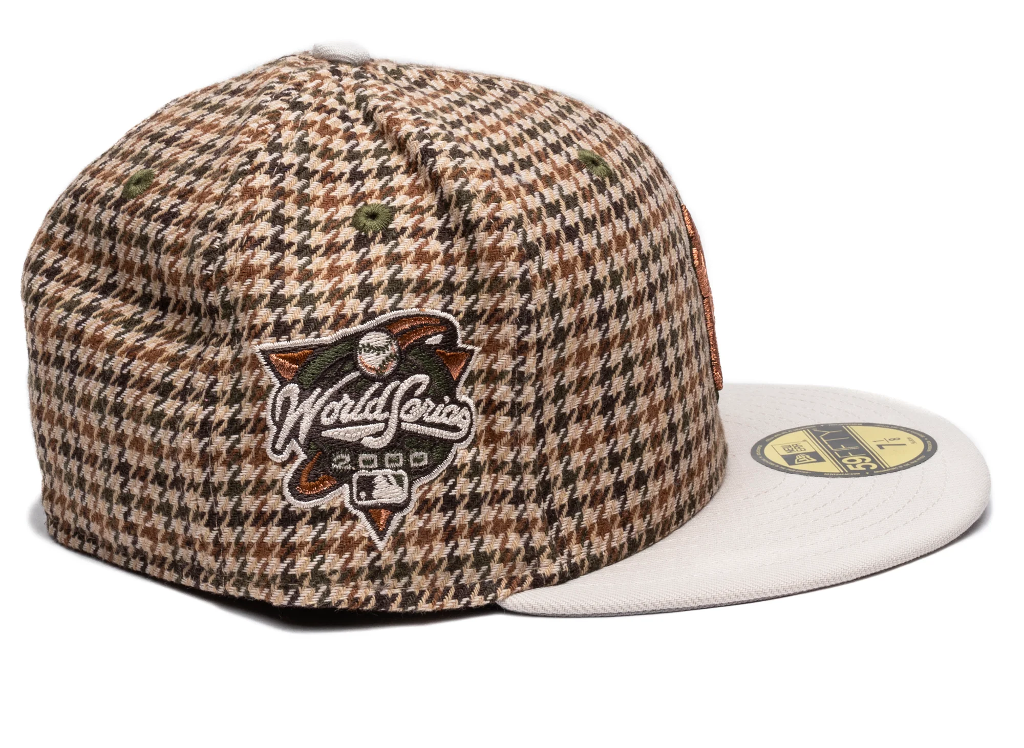 New Era Houndstooth New York Yankees Fitted Hat - Image 2