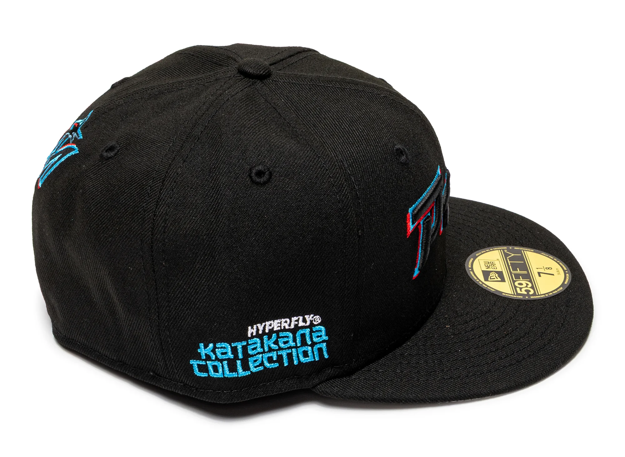 New Era Hyperfly 5950 Miami Marlins Fitted Hat - Image 2