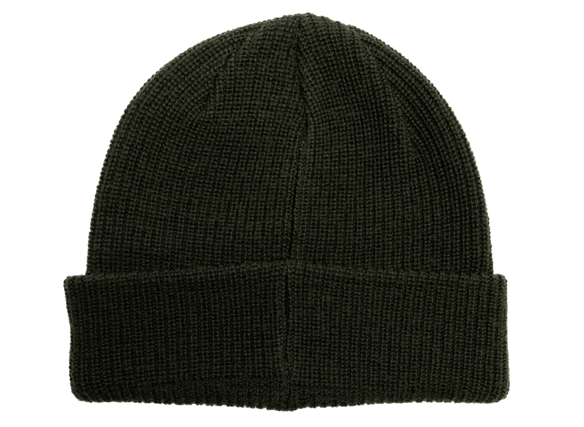 New Era Los Angeles Dodgers Merino Wool Knit Beanie in Olive - Image 2