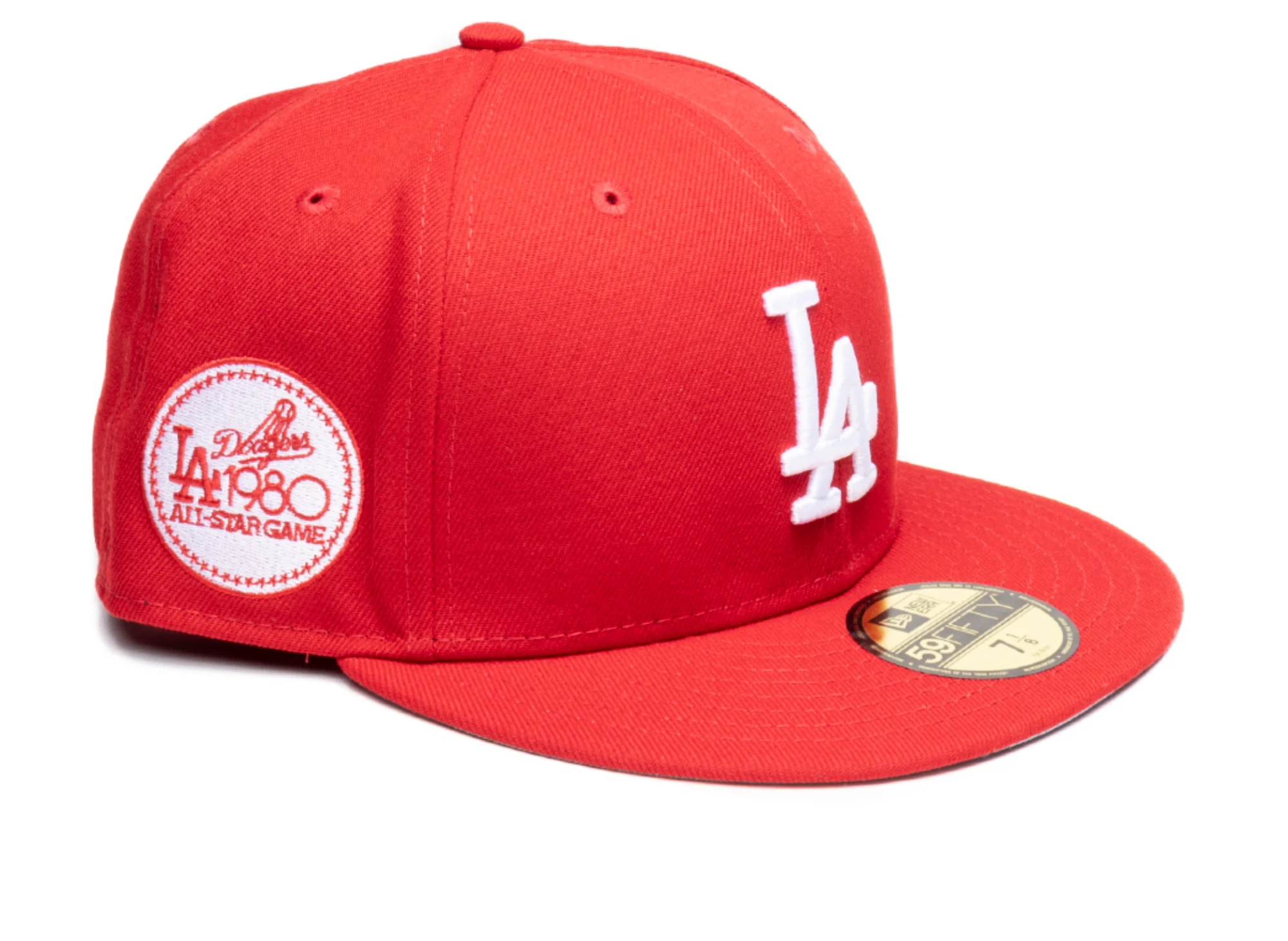 New Era Los Angeles Dodgers Side Patch Fitted Hat - Image 2
