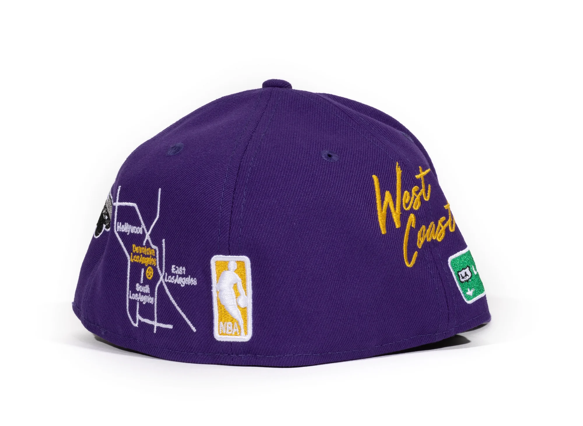 New Era Los Angeles Lakers Embroidered Fitted Hat - Image 2
