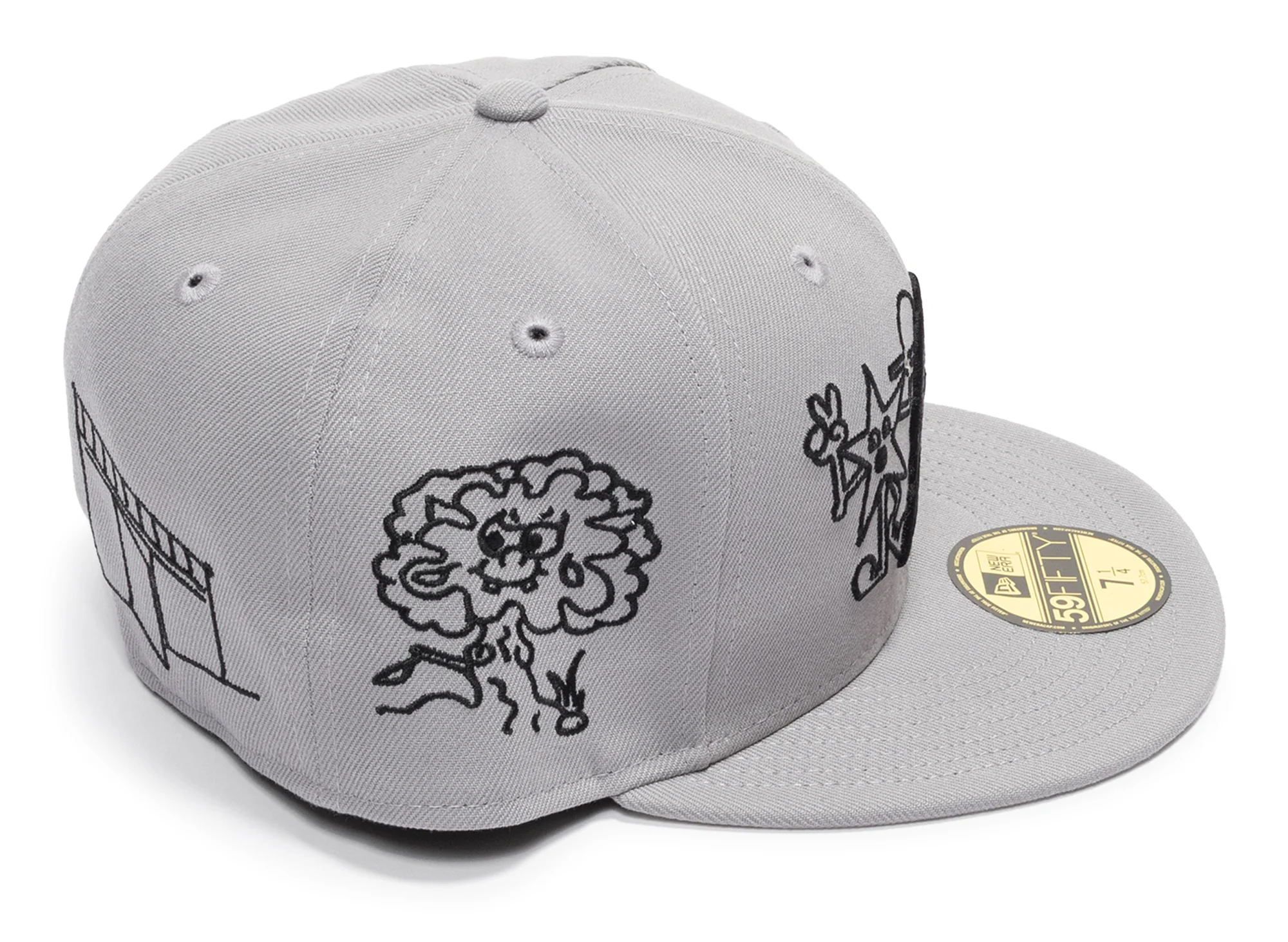 New Era Mora 59Fifty Fitted Hat in Gray - Image 3