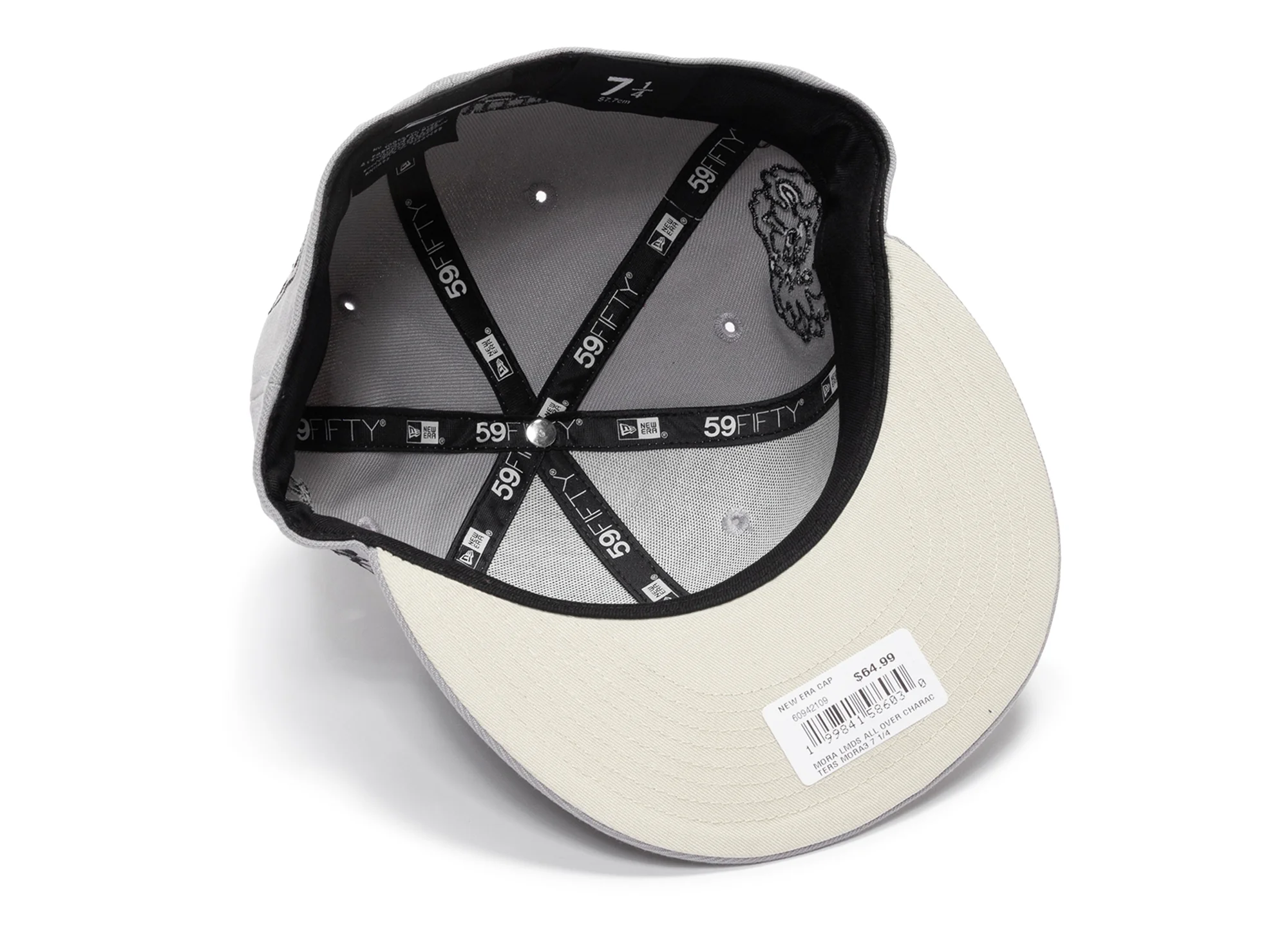 New Era Mora 59Fifty Fitted Hat in Gray - Image 4