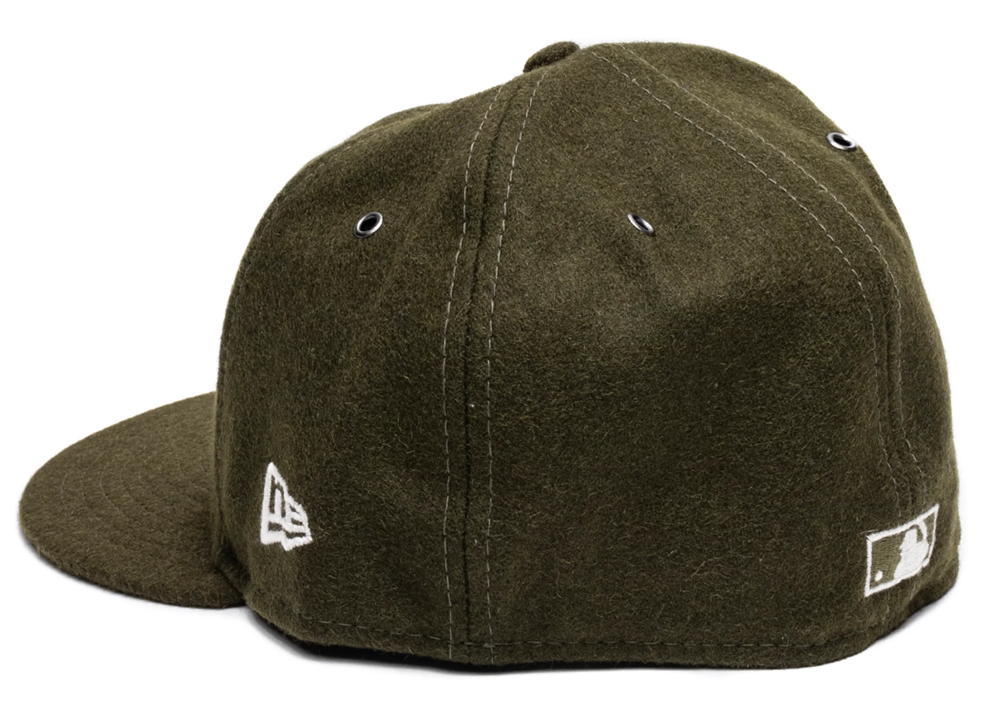 New Era New Los Angeles Dodgers Wool Fitted Hat in Green - Image 2