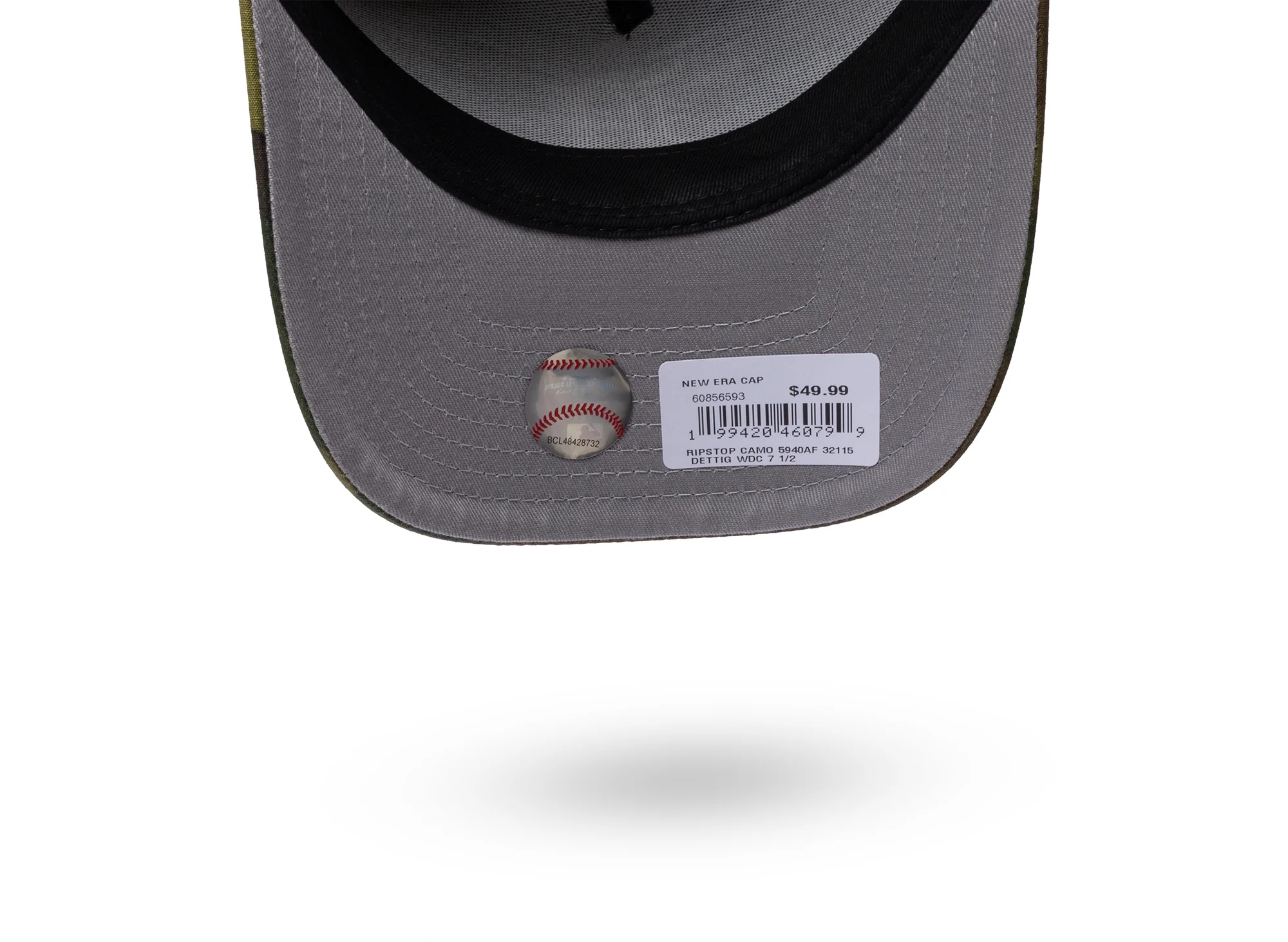 New Era Ripstop Camo 59Forty AF Atlanta Braves Fitted Hat - Image 4