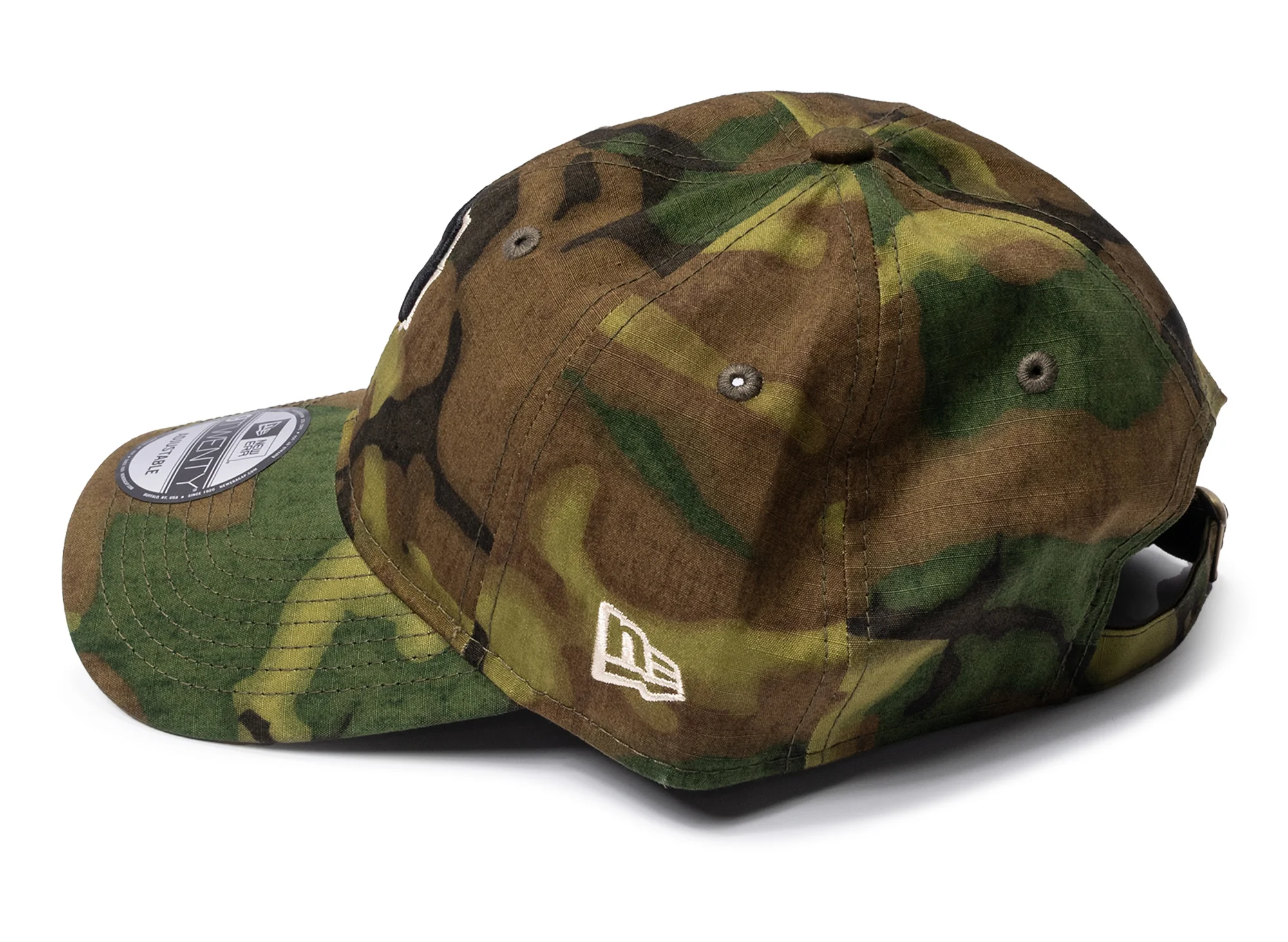 New Era Ripstop Camo 9Twenty Pittsburgh Pirates Strapback Hat - Image 2