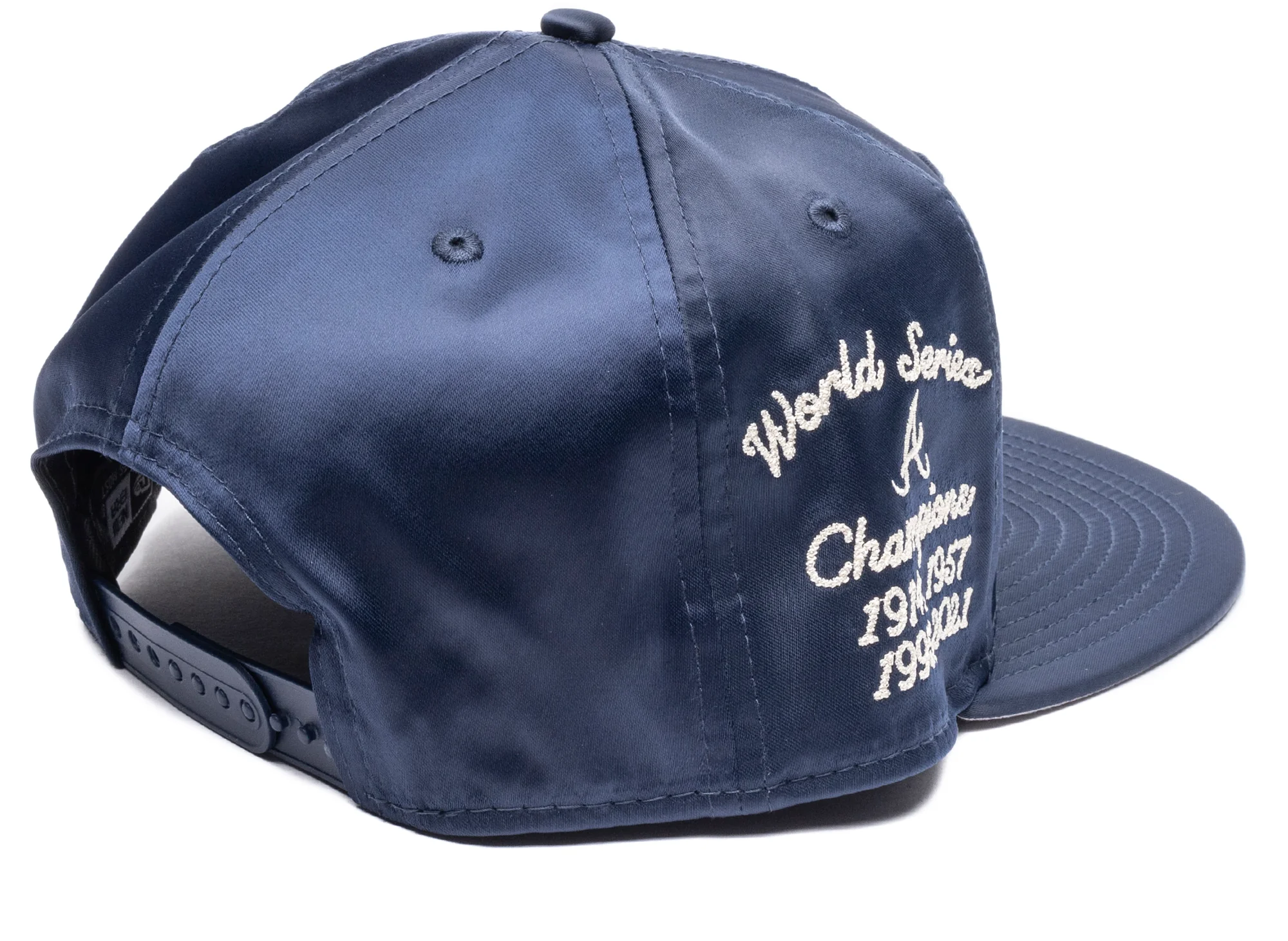 New Era Satin Script Atlanta Braves Hat - Image 2