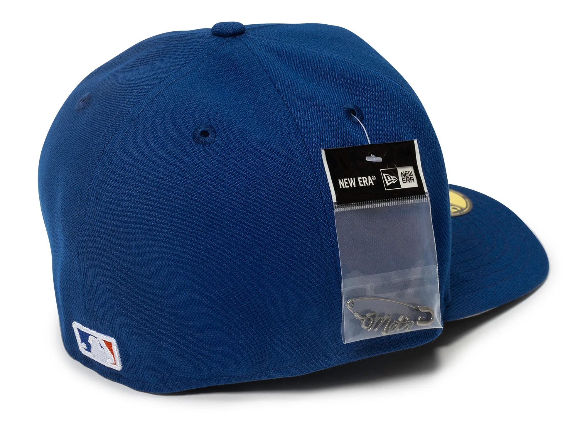 New Era Script Safety Pin New York Mets Fitted Hat - Image 2