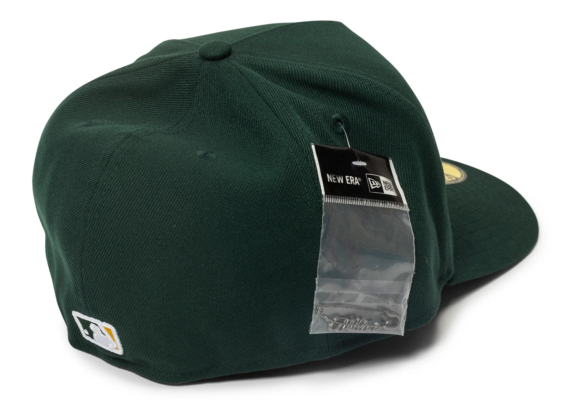 New Era Script Safety Pin Oakland Athletics Fitted Hat - Image 2