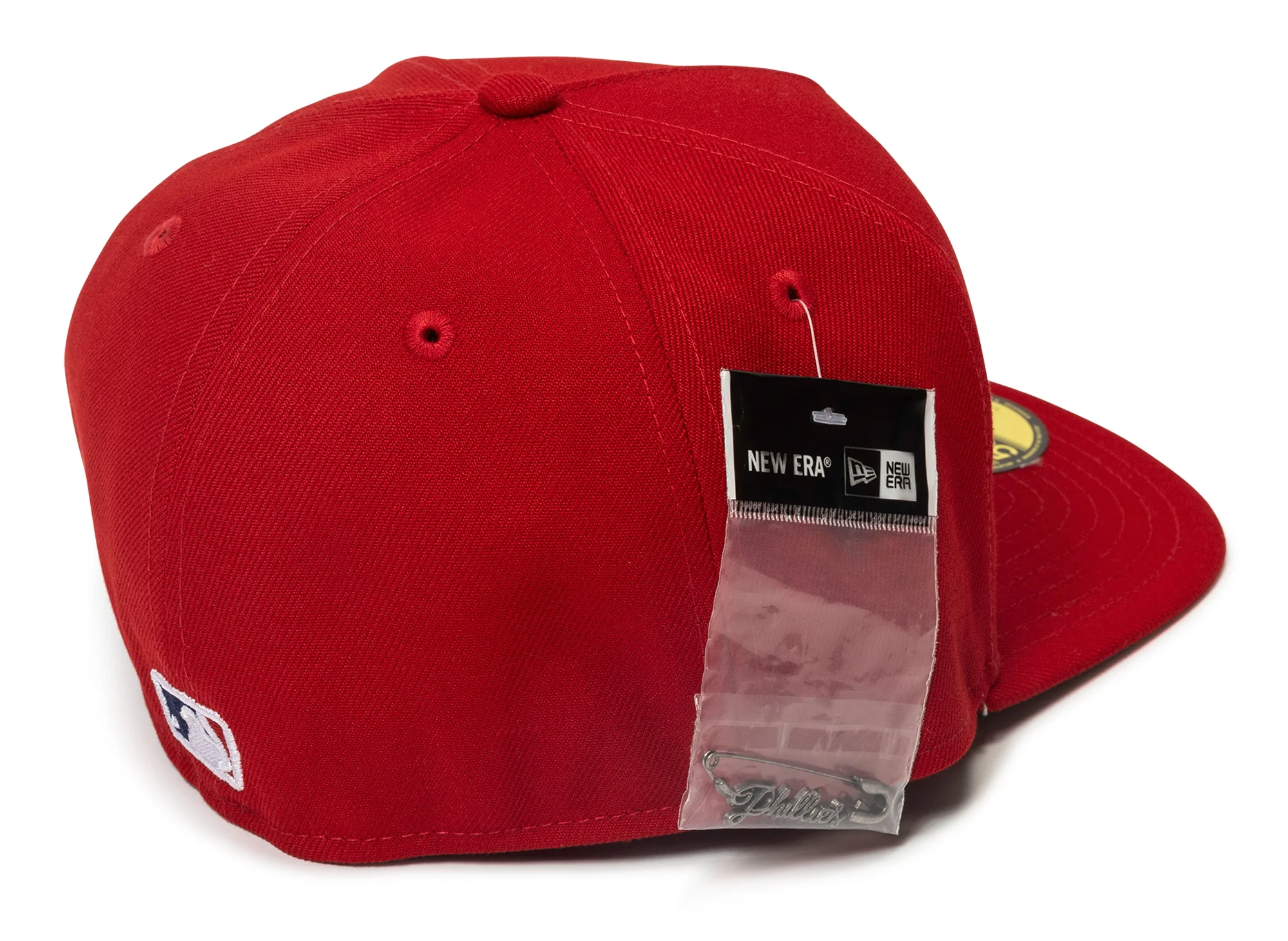 New Era Script Safety Pin Philadelphia Phillies Fitted Hat - Image 2