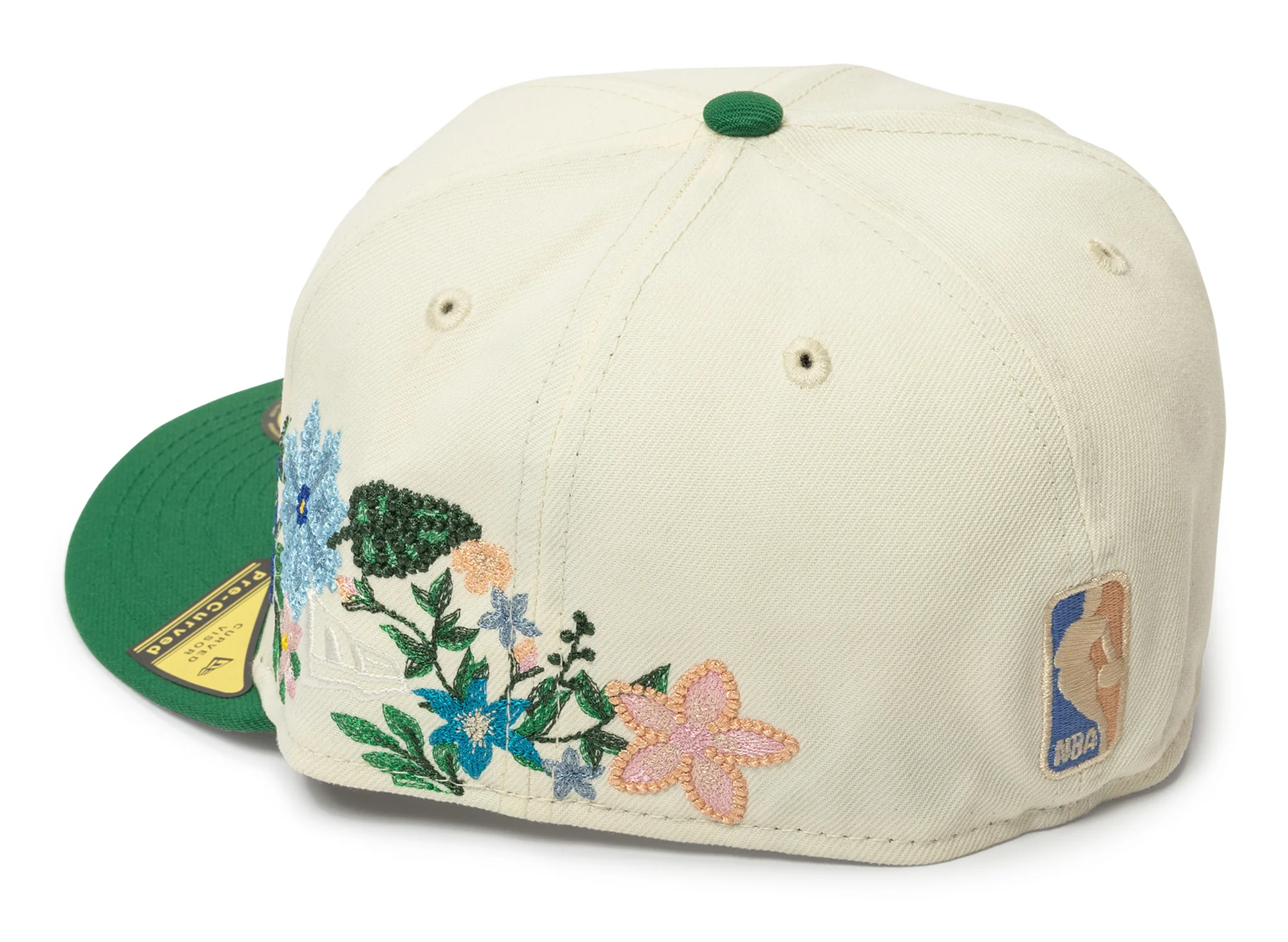 New Era Tonal Florals Boston Celtics Fitted Hat - Image 2