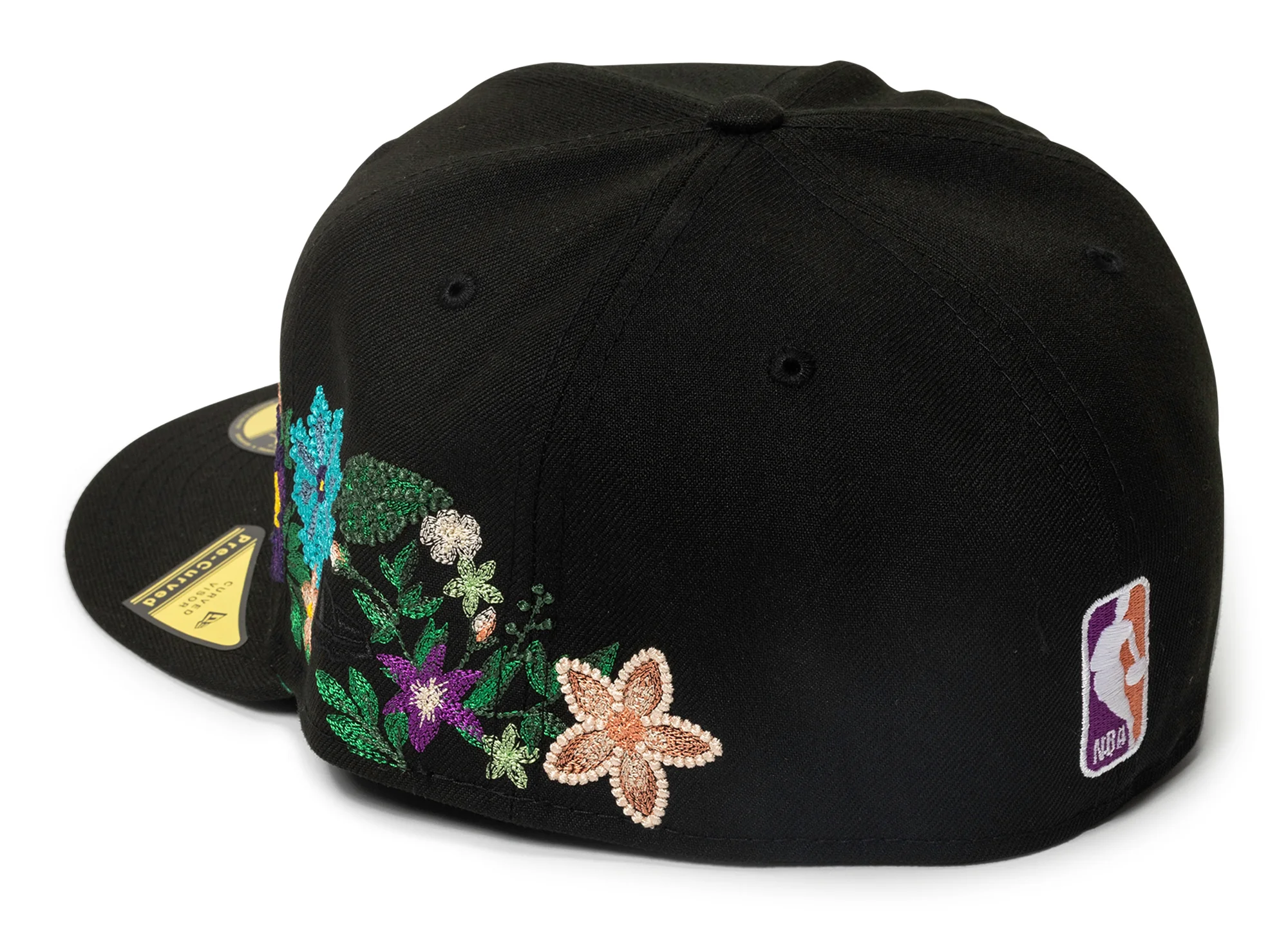 New Era Tonal Florals Chicago Bulls Fitted Hat in Black - Image 2