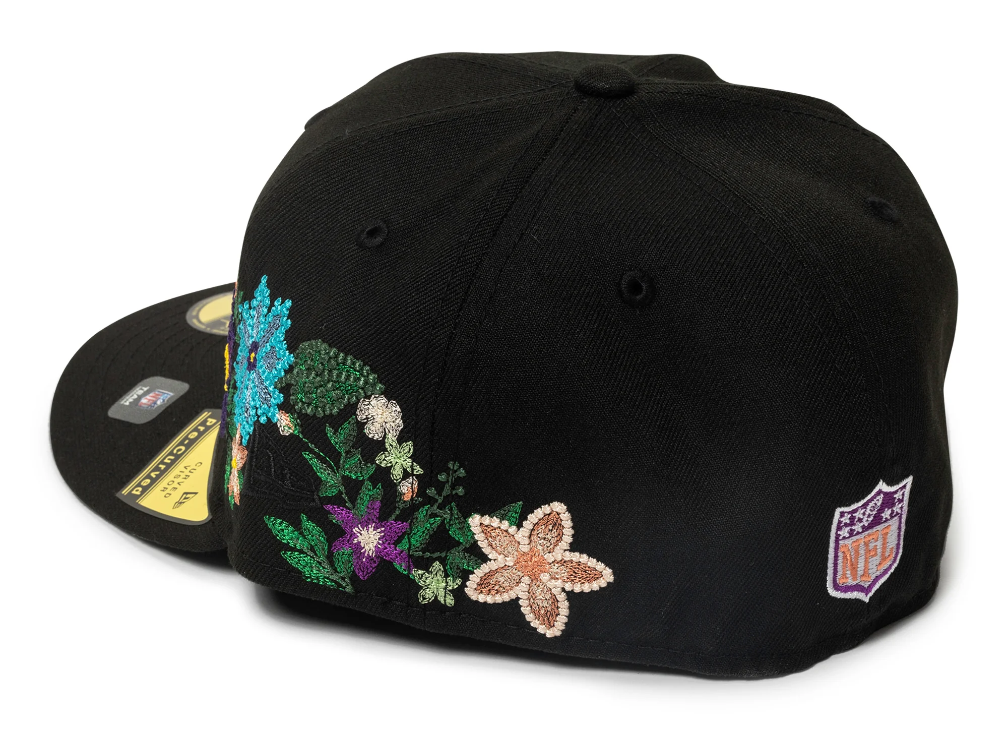 New Era Tonal Florals San Francisco 49ers Fitted Hat v2 - Image 2