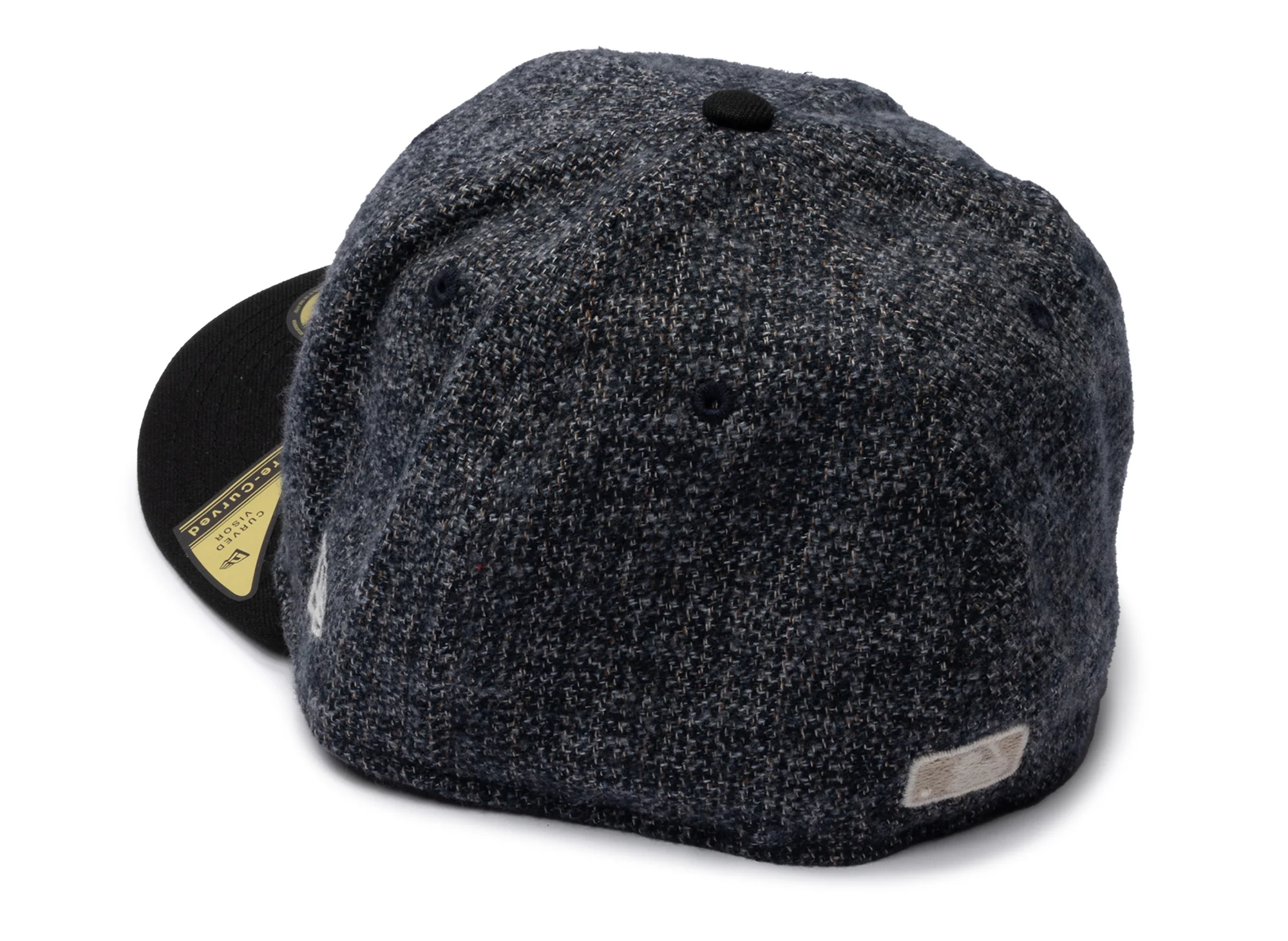 New Era Tweedy Cotton 59Fifty PC Los Angeles Dodgers Fitted Hat in Black - Image 3