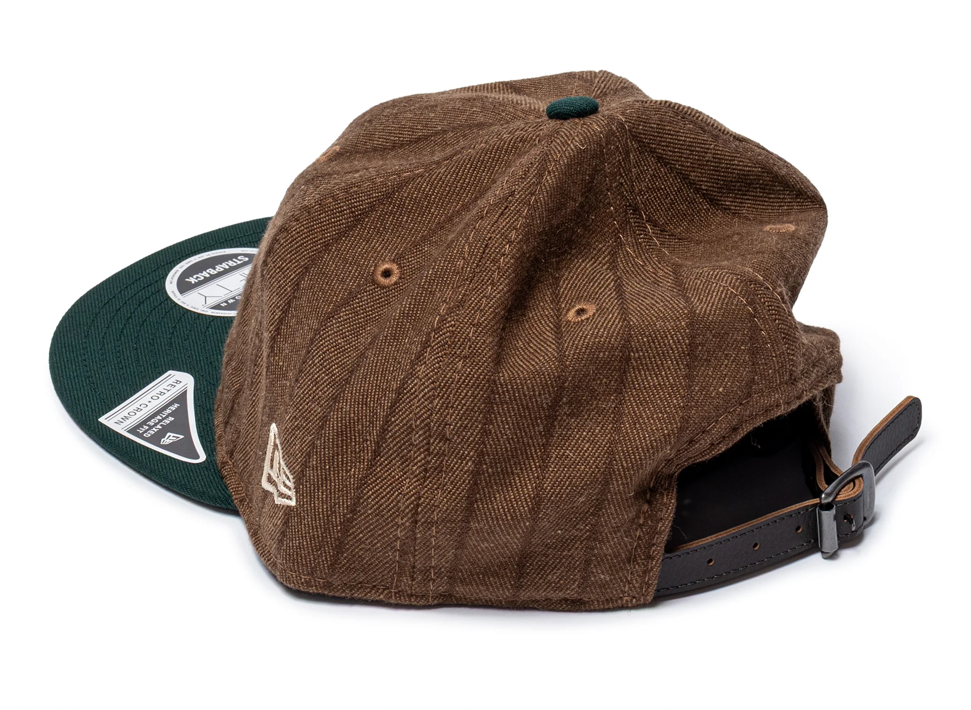 New Era Wool Pinstripe 950RC Oakland Athletics Snapback Hat - Image 3