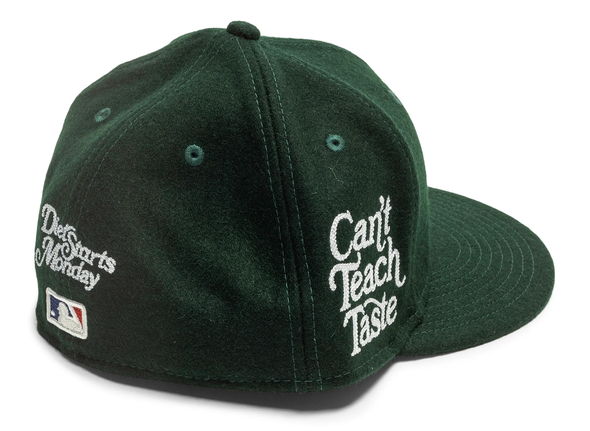 New Era x Diet Starts Monday Atlanta Braves Fitted Hat in Dark Green - Image 2
