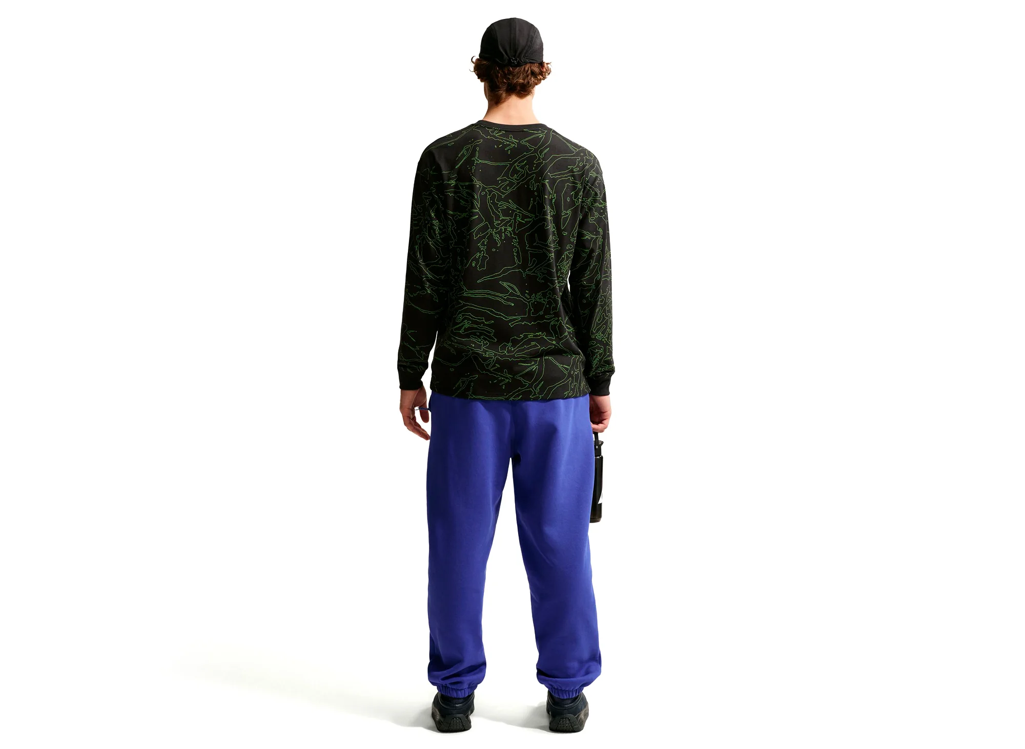 Nike ACG "Cave" Long Sleeve T-Shirt in Black - Image 2