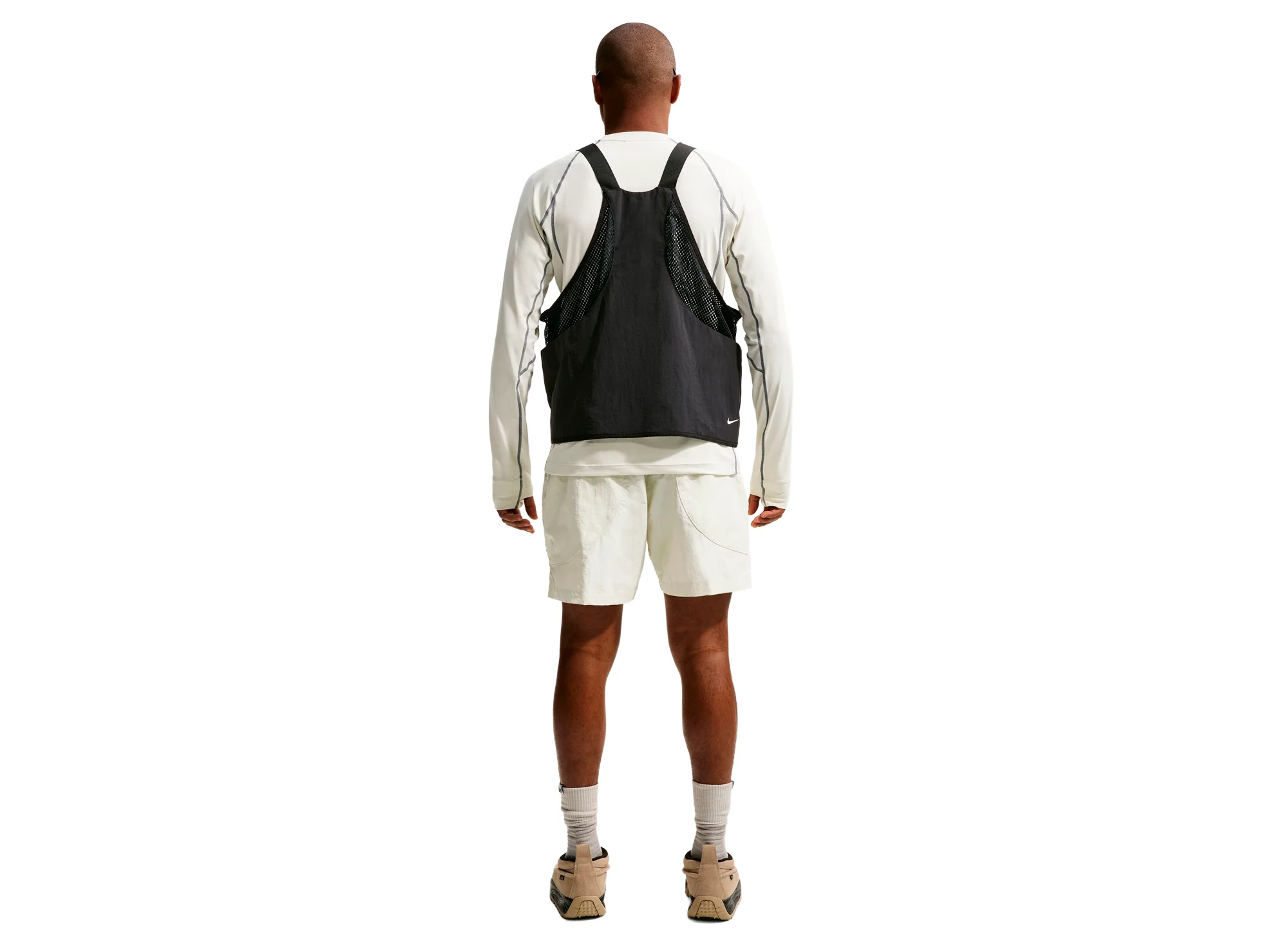 Nike ACG "Dolomiti" Vest in Black / Summit White - Image 2
