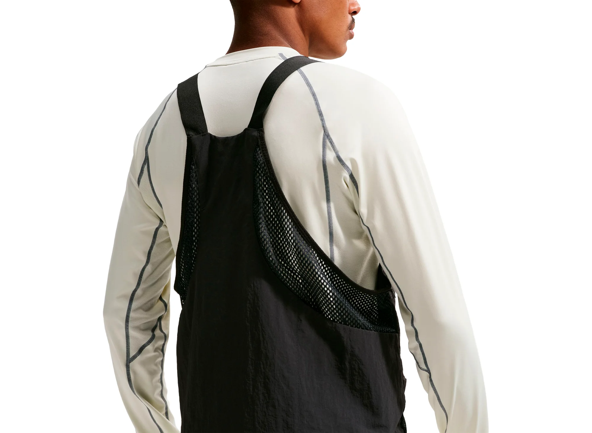 Nike ACG "Dolomiti" Vest in Black / Summit White - Image 4