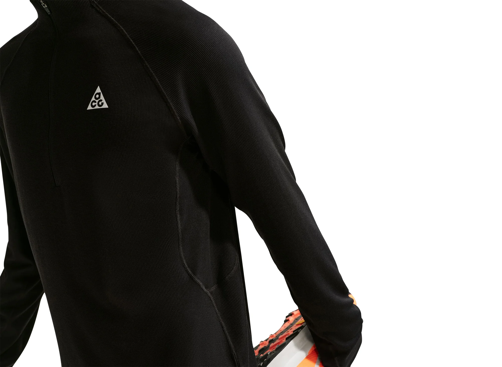 Nike ACG Dri-FIT Mid-Layer 1/4 Zip Trail Running Top in Black - Image 5