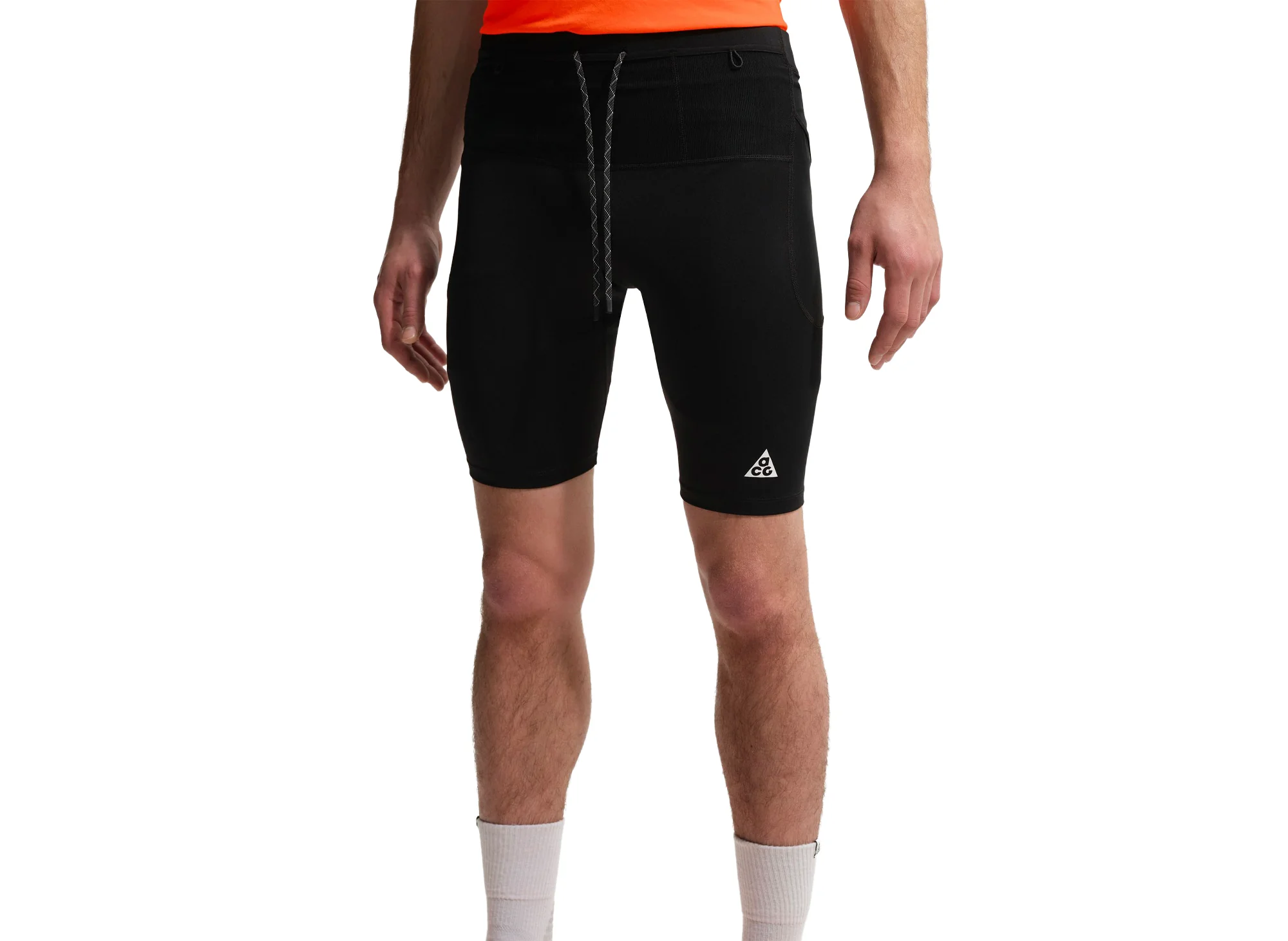 Nike ACG "Lava Loops" Dri-FIT ADV 1/2 Length Trail Running Tights in Black - Image 3