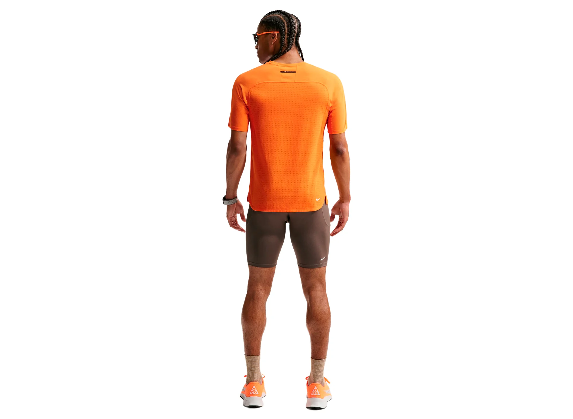 Nike ACG "Lava Loops" Dri-FIT ADV 1/2 Length Trail Running Tights in Ironstone - Image 2
