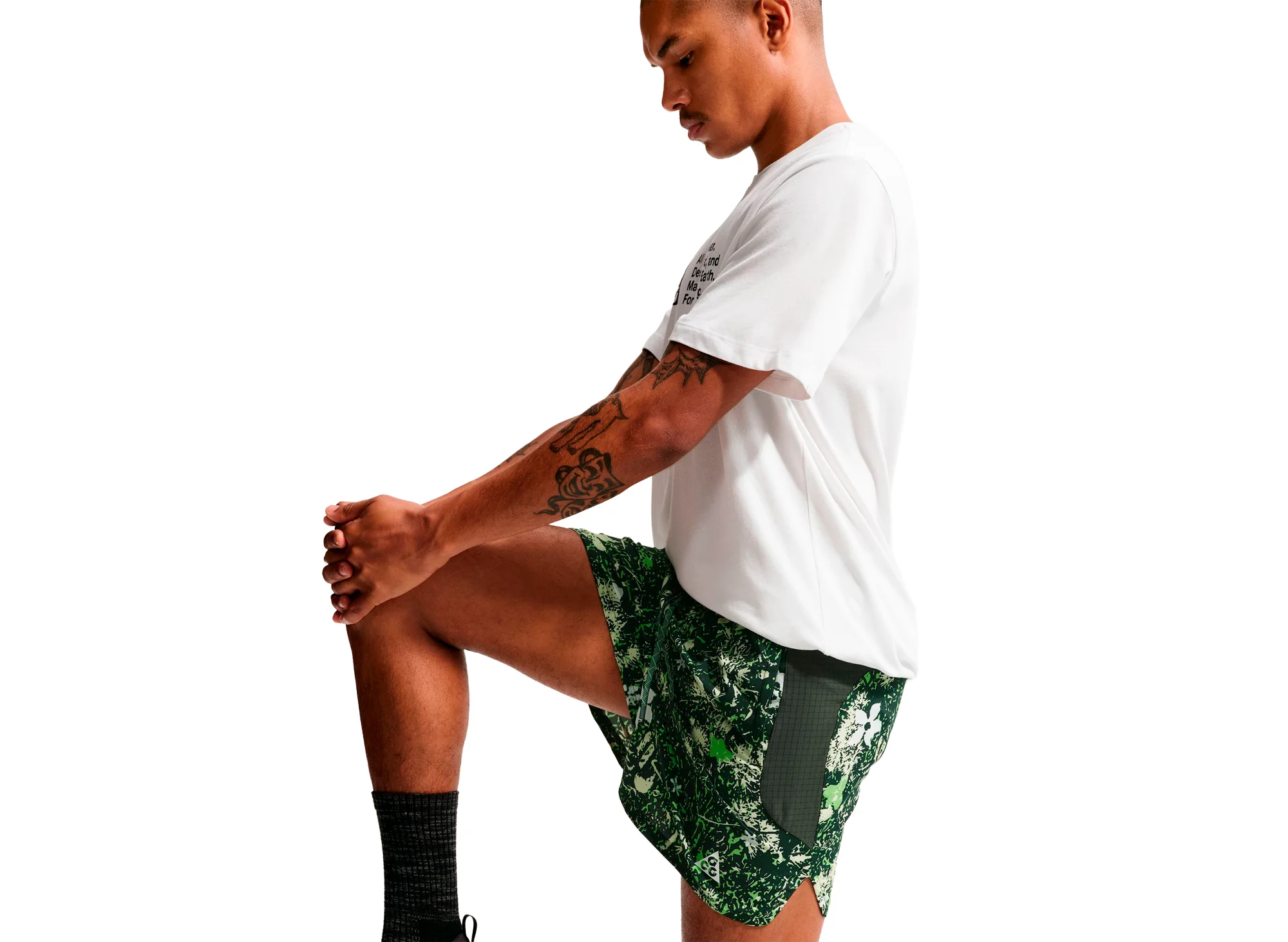 Nike ACG "Second Sunrise" Dri-FIT Trail Running Shorts in Mean Green - Image 5