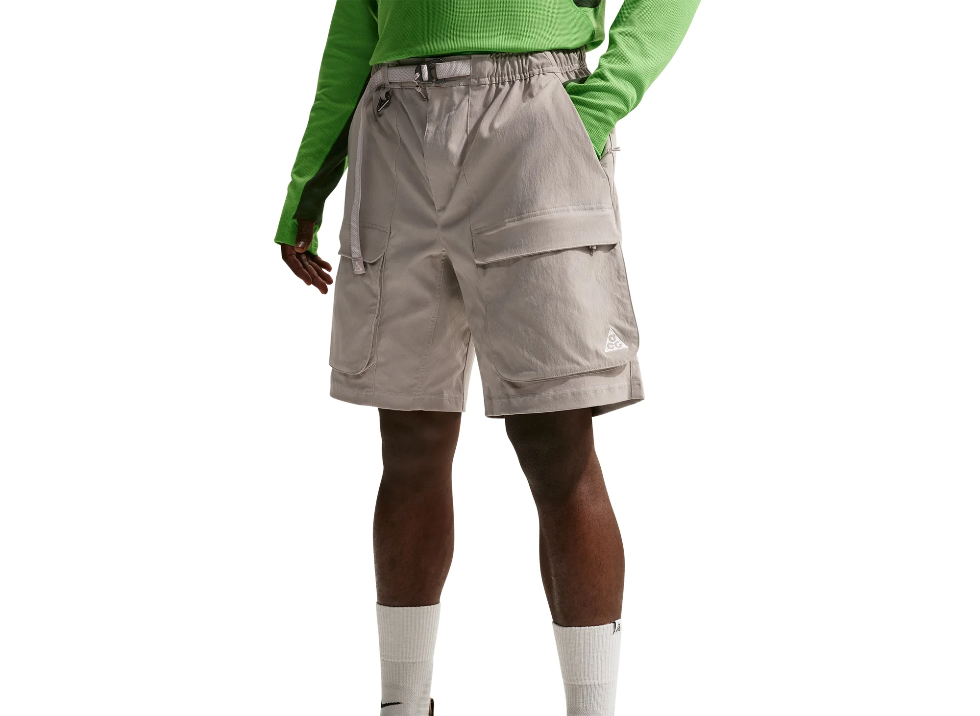 Nike ACG "Smith Summit" Cargo Shorts in College Grey - Image 3