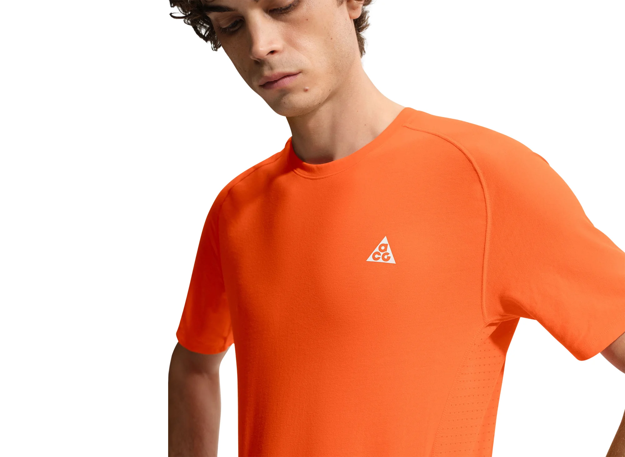 Nike ACG "Solar Chase" Dri-FIT ADV Trail Running Tee in Safety Orange - Image 5