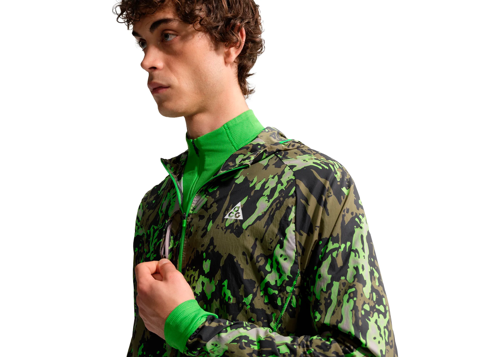 Nike ACG Trail Running Jacket in College Grey - Image 7