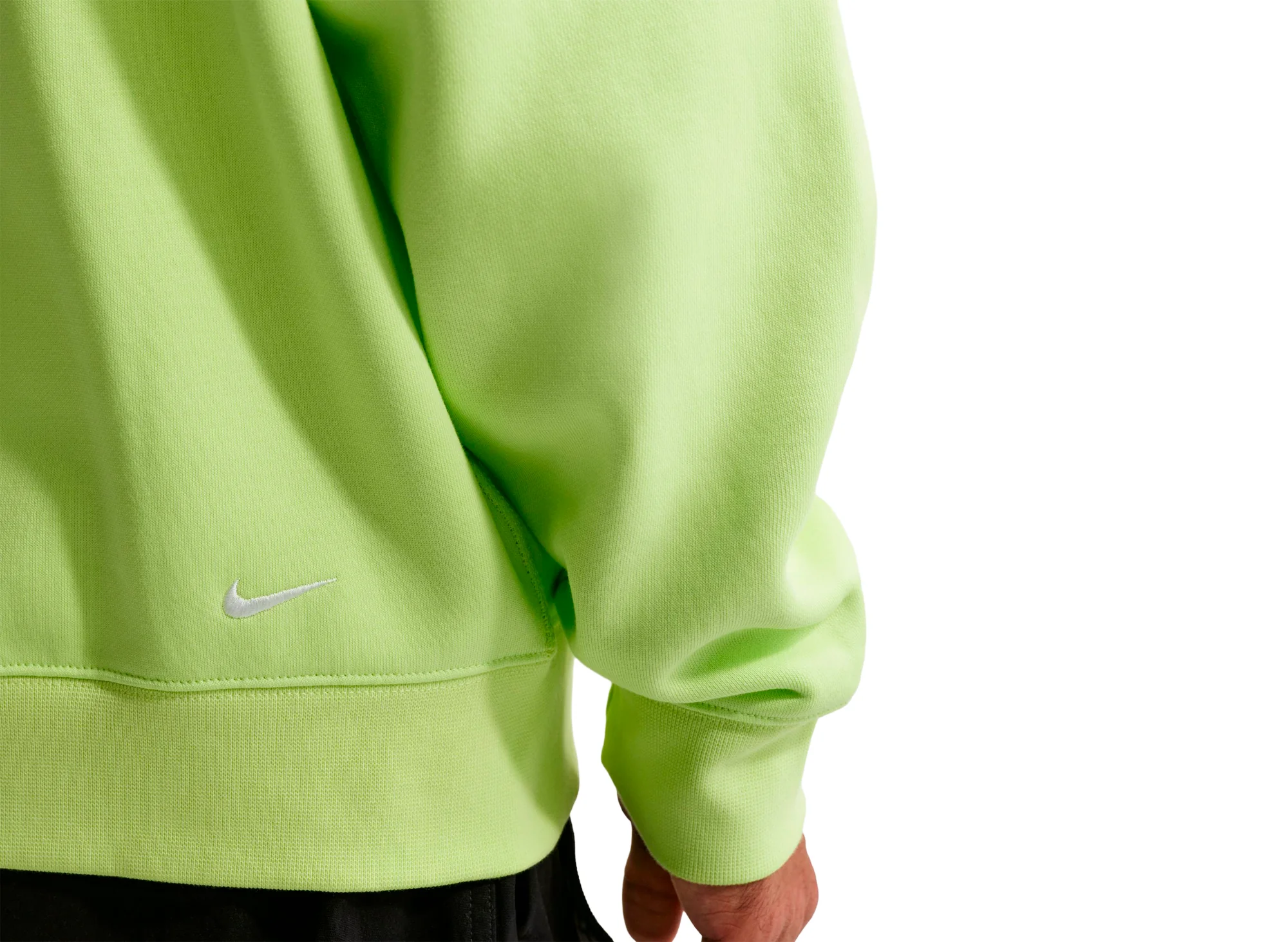 Nike ACG "Tuff Fleece" Pullover Hoodie in Light Lemon Twist - Image 4