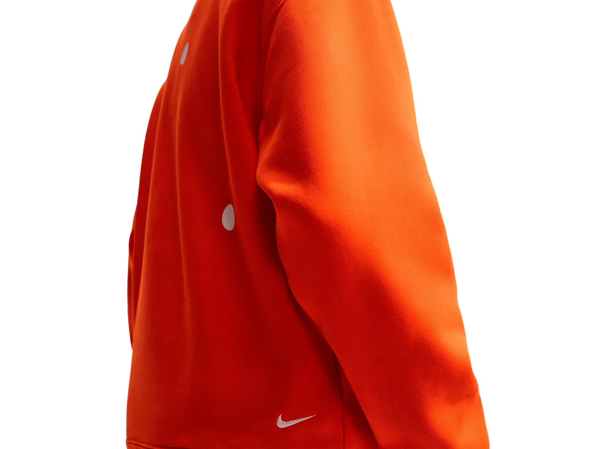 Nike ACG "Tuff Fleece" Therma-FIT Pullover Crewneck Sweatshirt in Safety Orange - Image 3