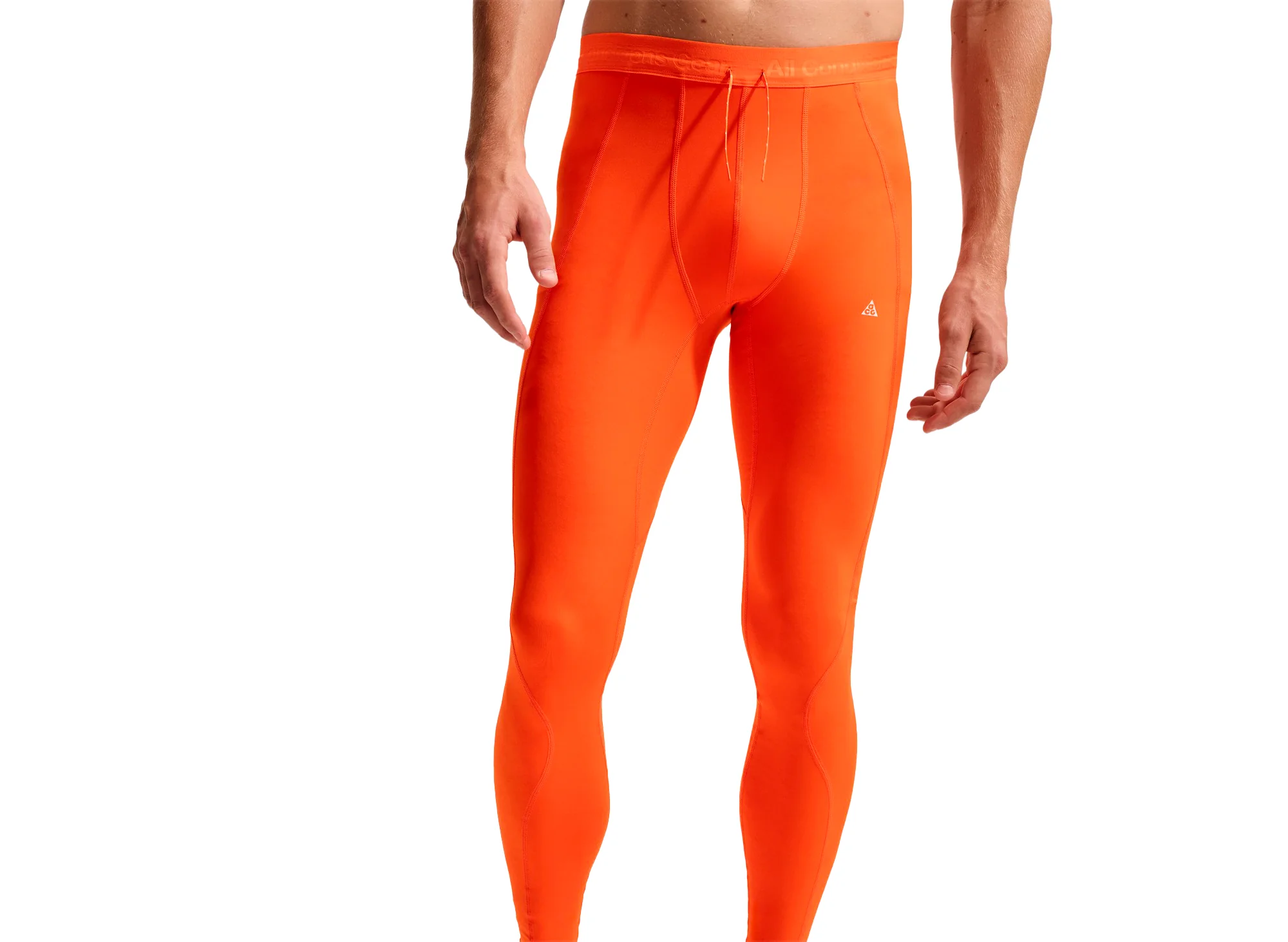 Nike ACG "Wildsee" Dri-FIT Base Layer Tights in Safety Orange - Image 3