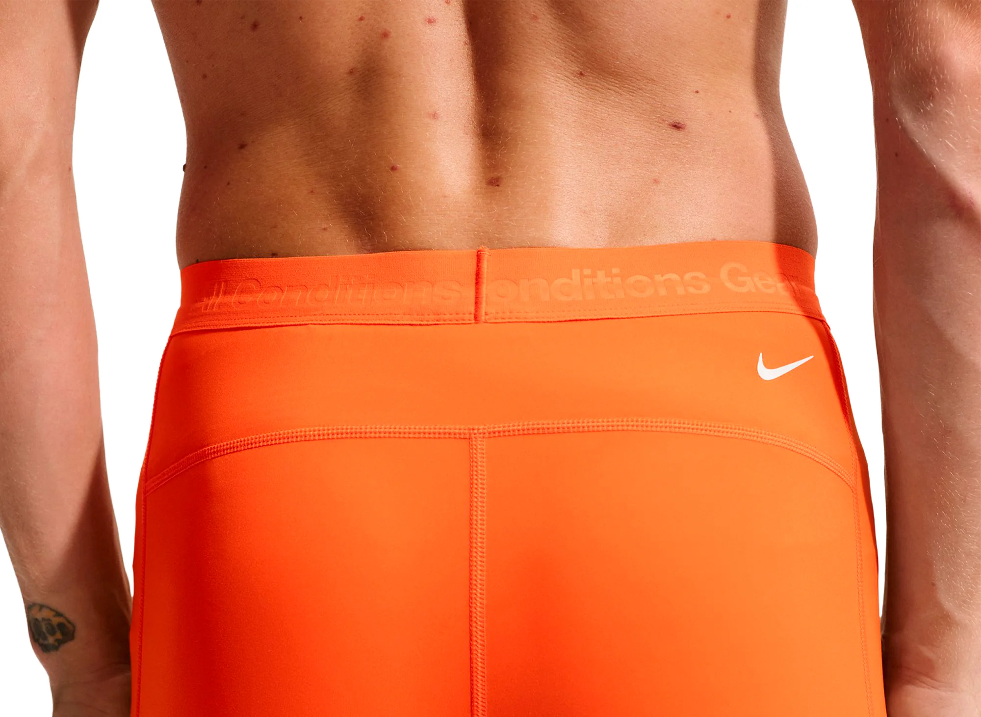 Nike ACG "Wildsee" Dri-FIT Base Layer Tights in Safety Orange - Image 4