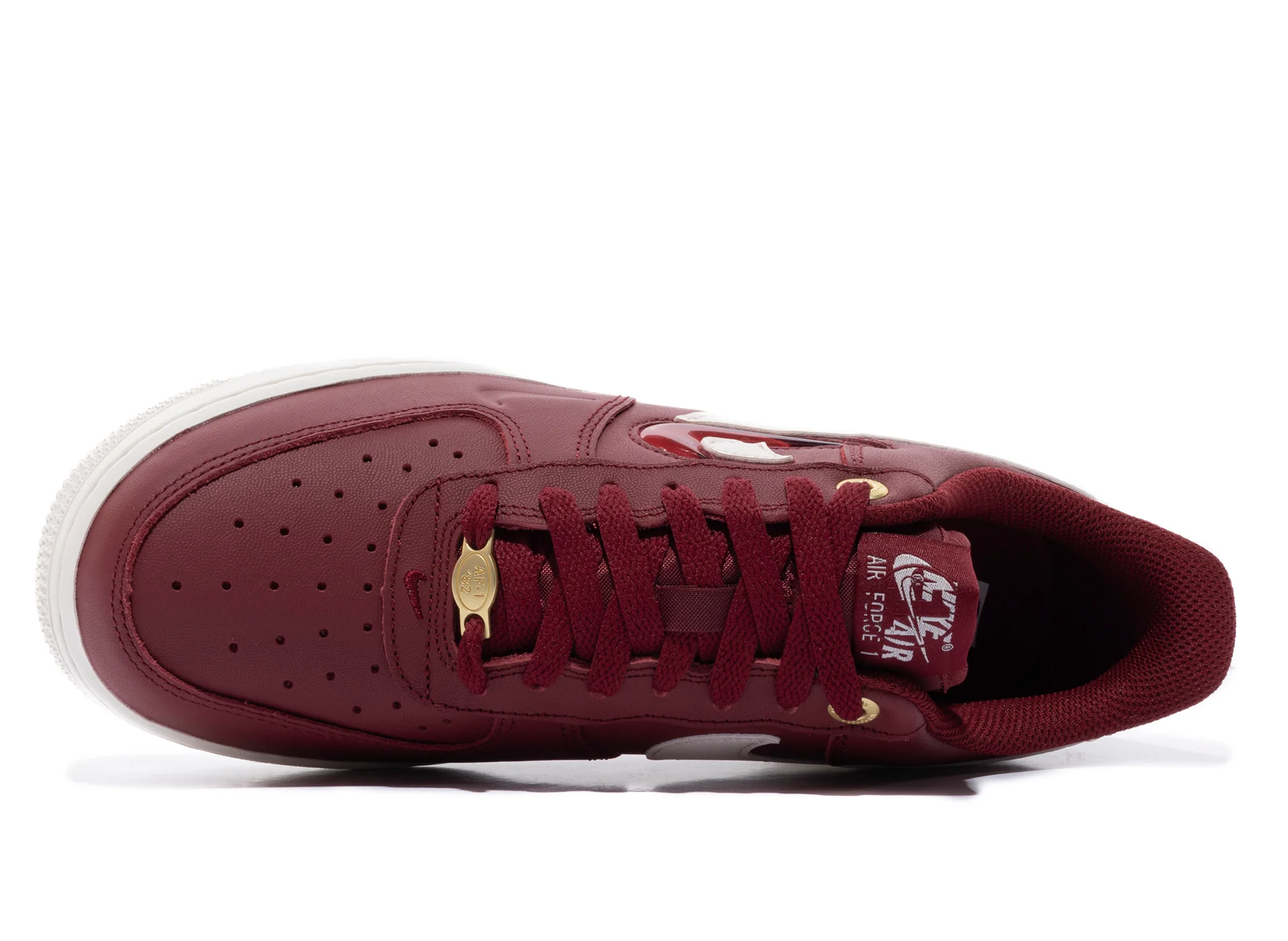 Nike Air Force 1 '07 Premium Jewel Multi Swoosh 'Team Red' - Image 4