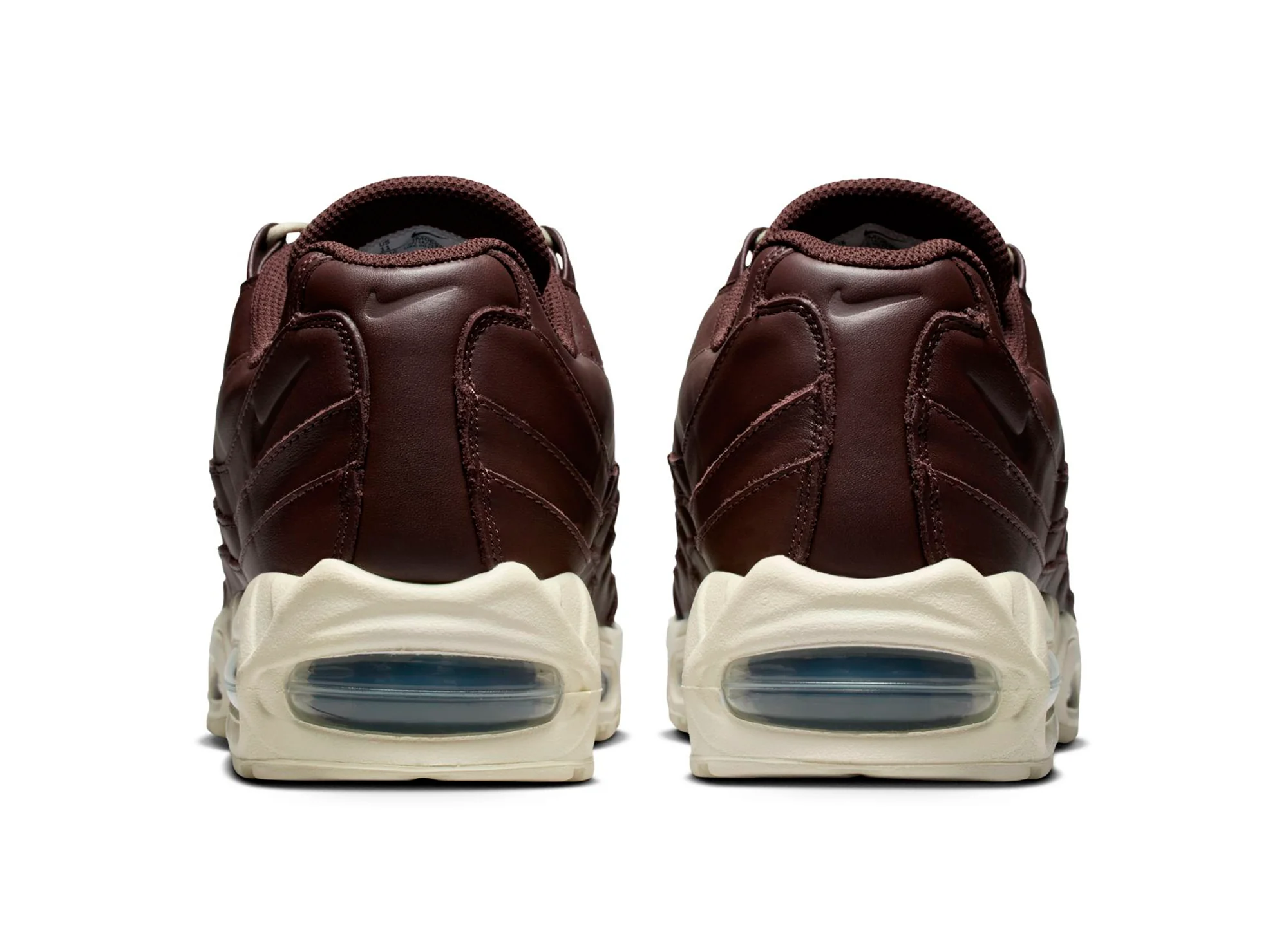 Nike Air Max 95 Big Bubble Leather QS in Baroque Brown - Image 2