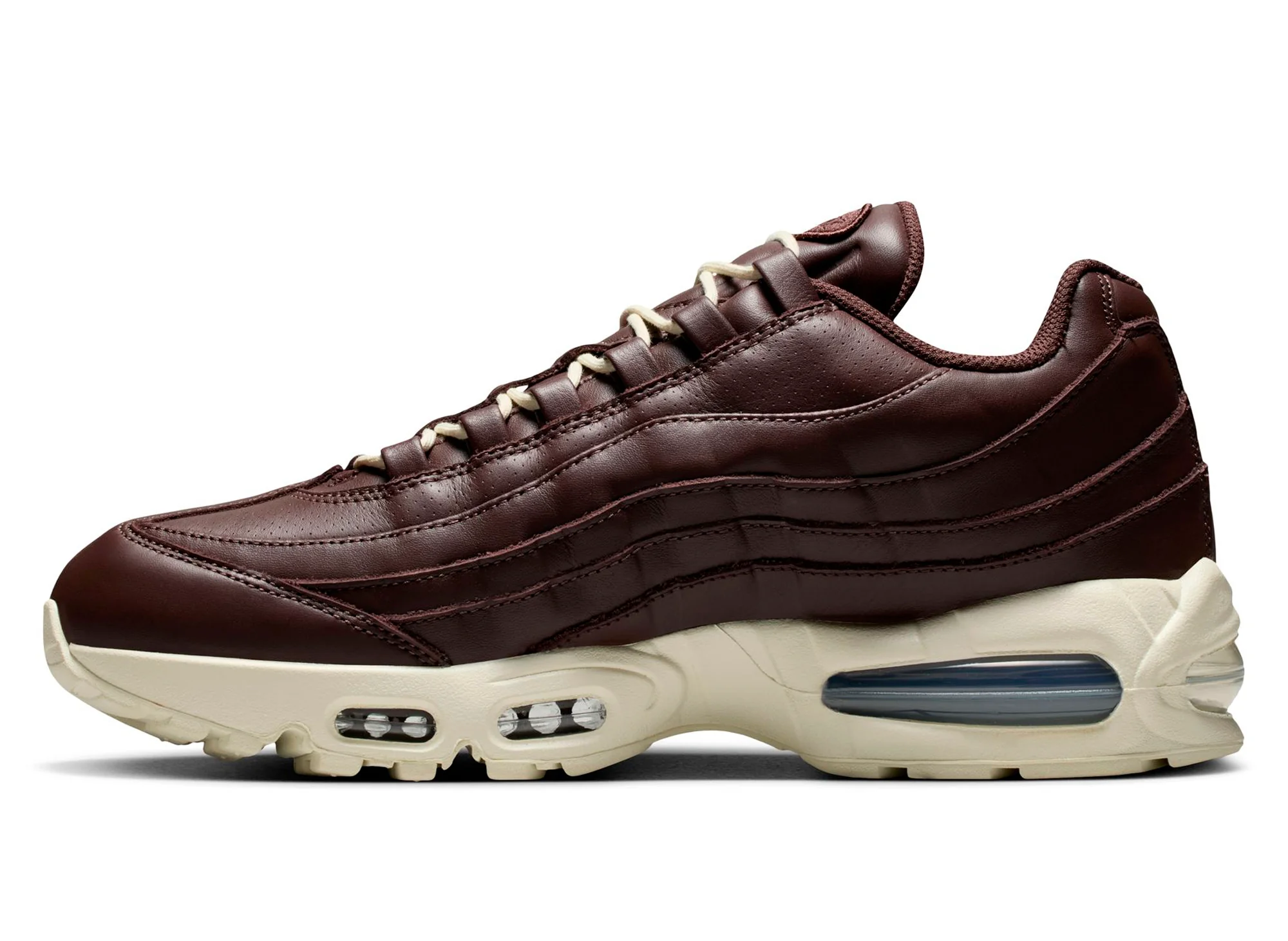Nike Air Max 95 Big Bubble Leather QS in Baroque Brown - Image 3