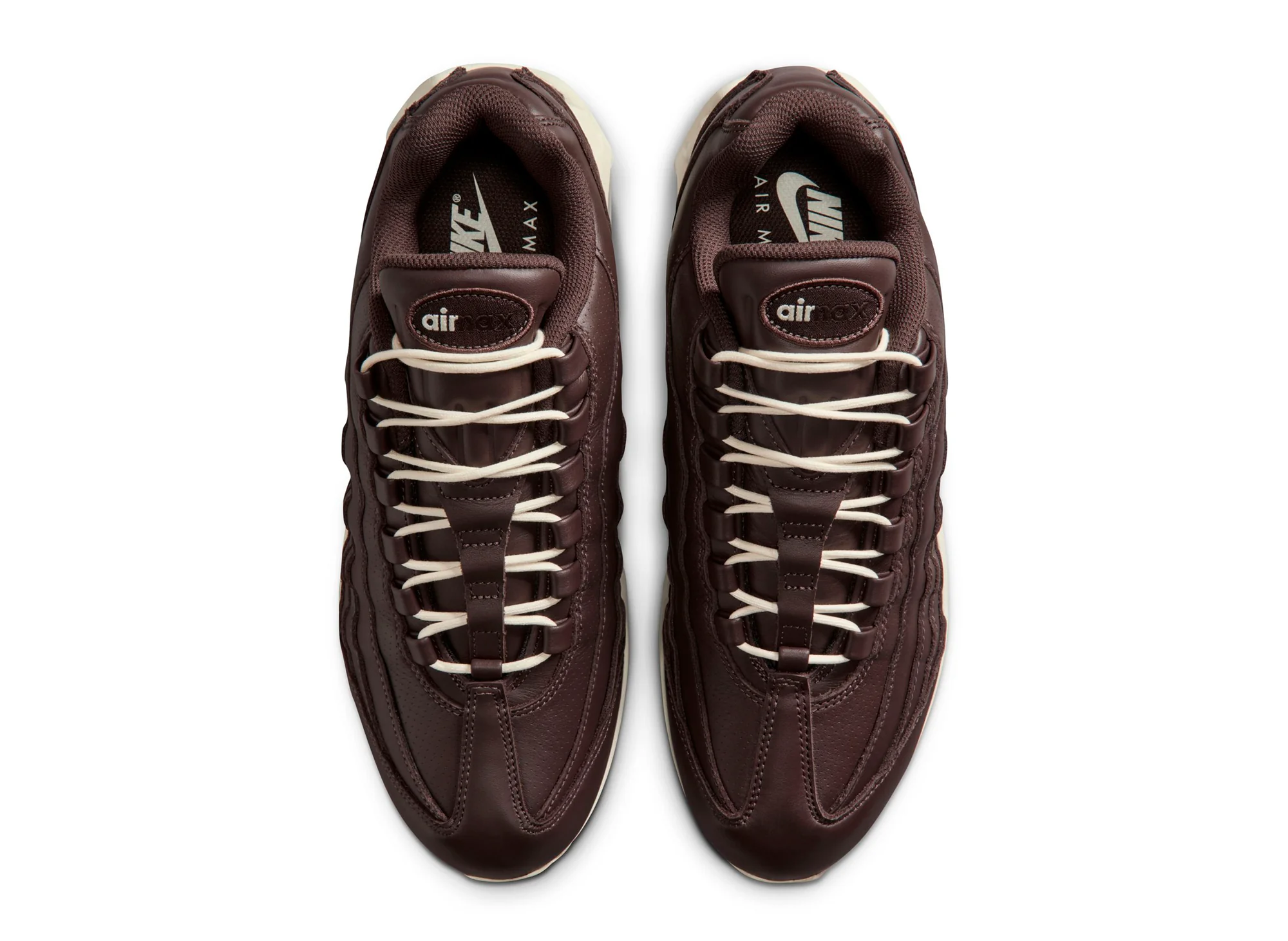 Nike Air Max 95 Big Bubble Leather QS in Baroque Brown - Image 4