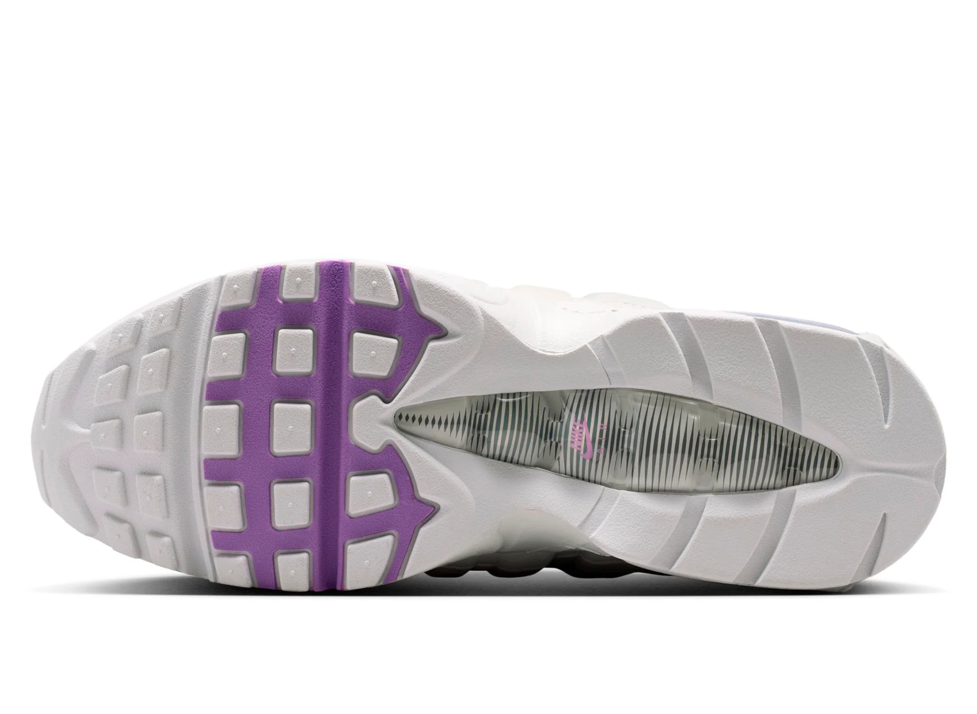 Nike Air Max 95 Big Bubble OG in "Photon Dust / Bright Violet" - Image 5
