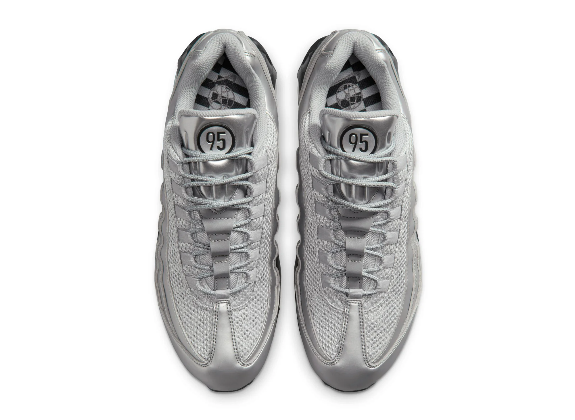 Nike Air Max 95 Big Bubble SE in Metallic Silver - Image 4