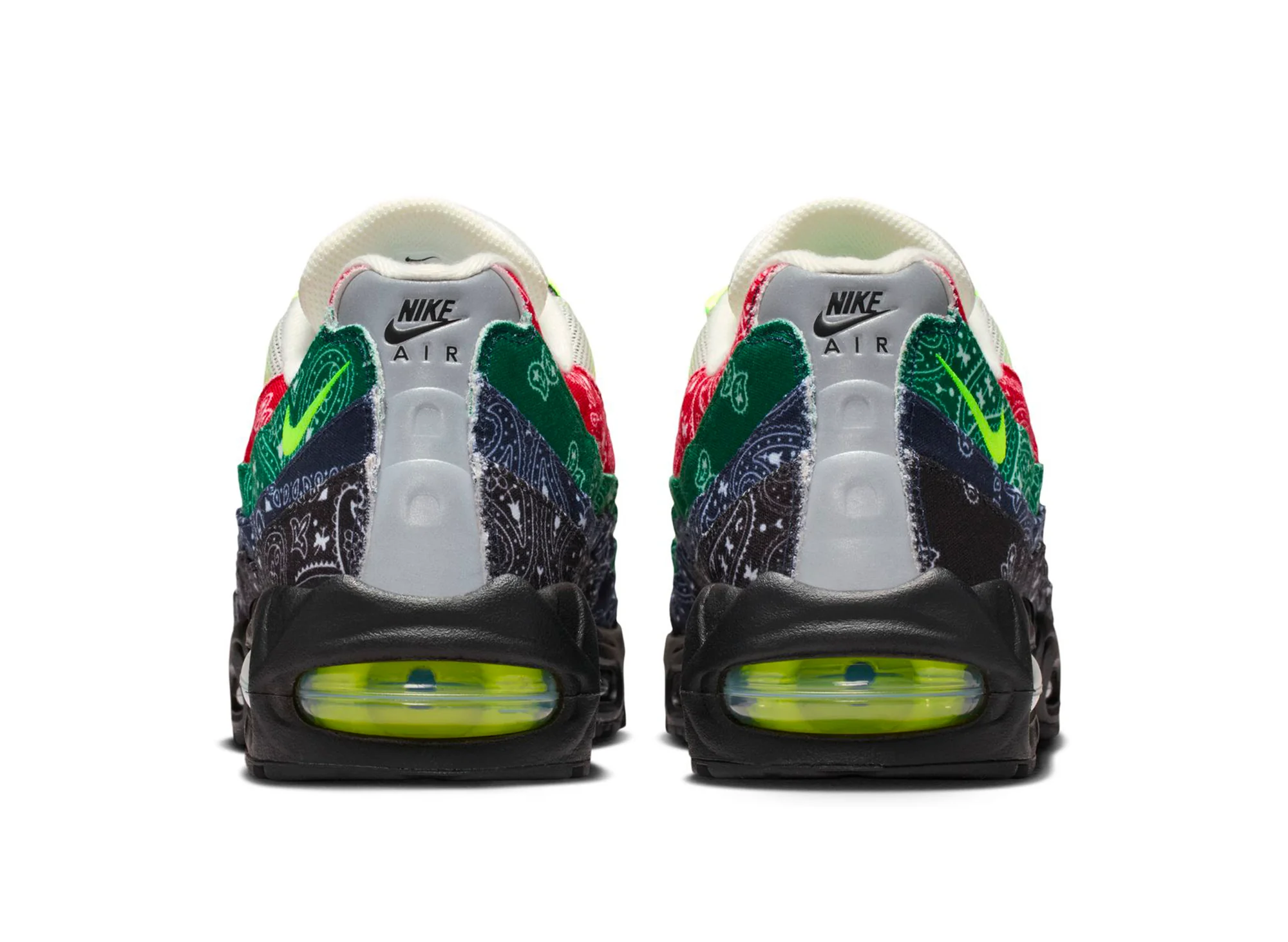 Nike Air Max 95 Big Bubble SP in Sail / Volt - Image 2